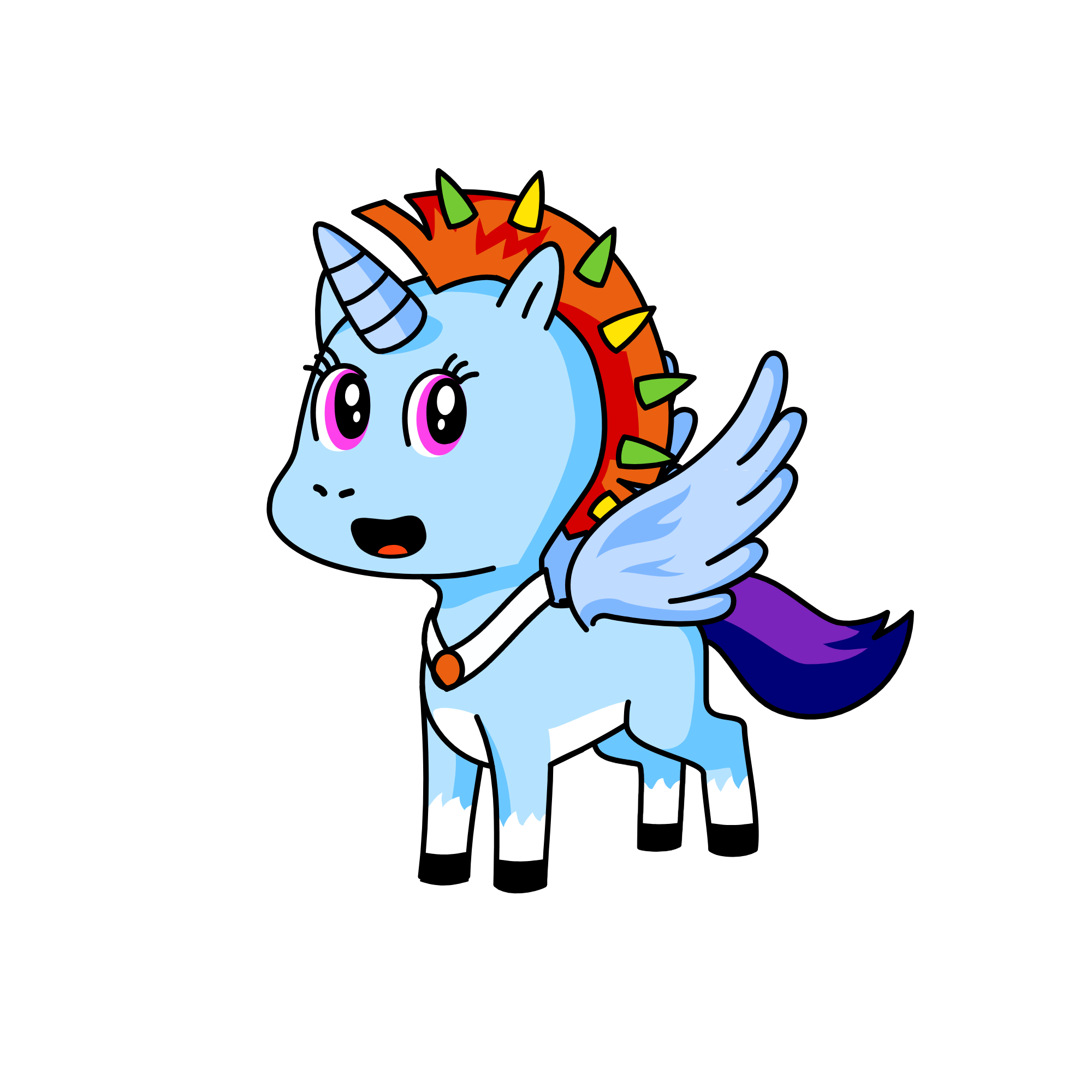 Rainbowdash, the unicorn