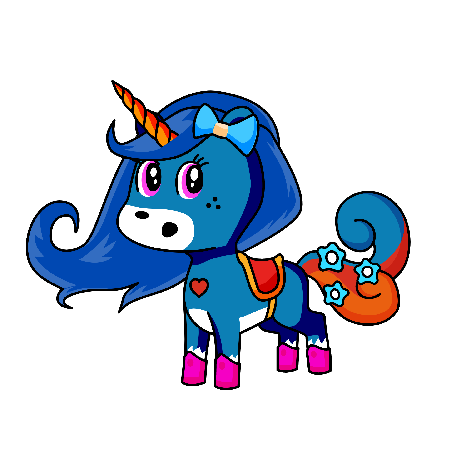 ANNA girl, the unicorn