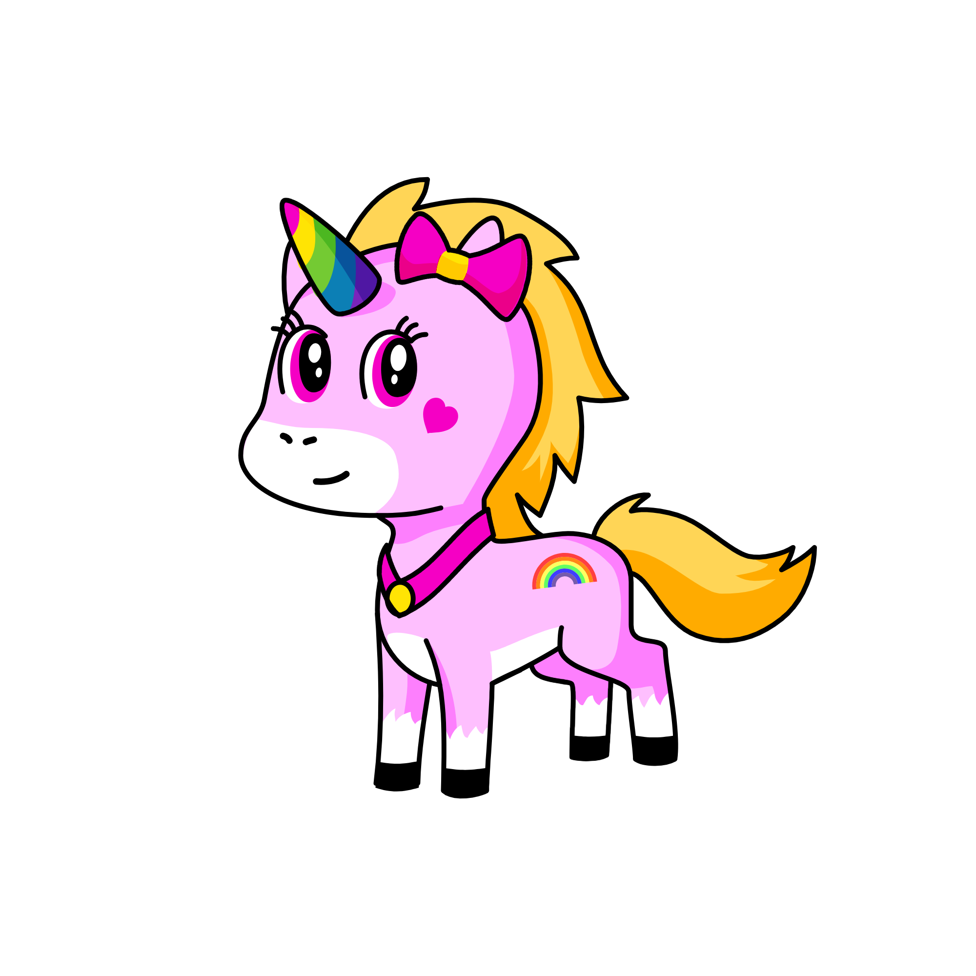 rose, the unicorn
