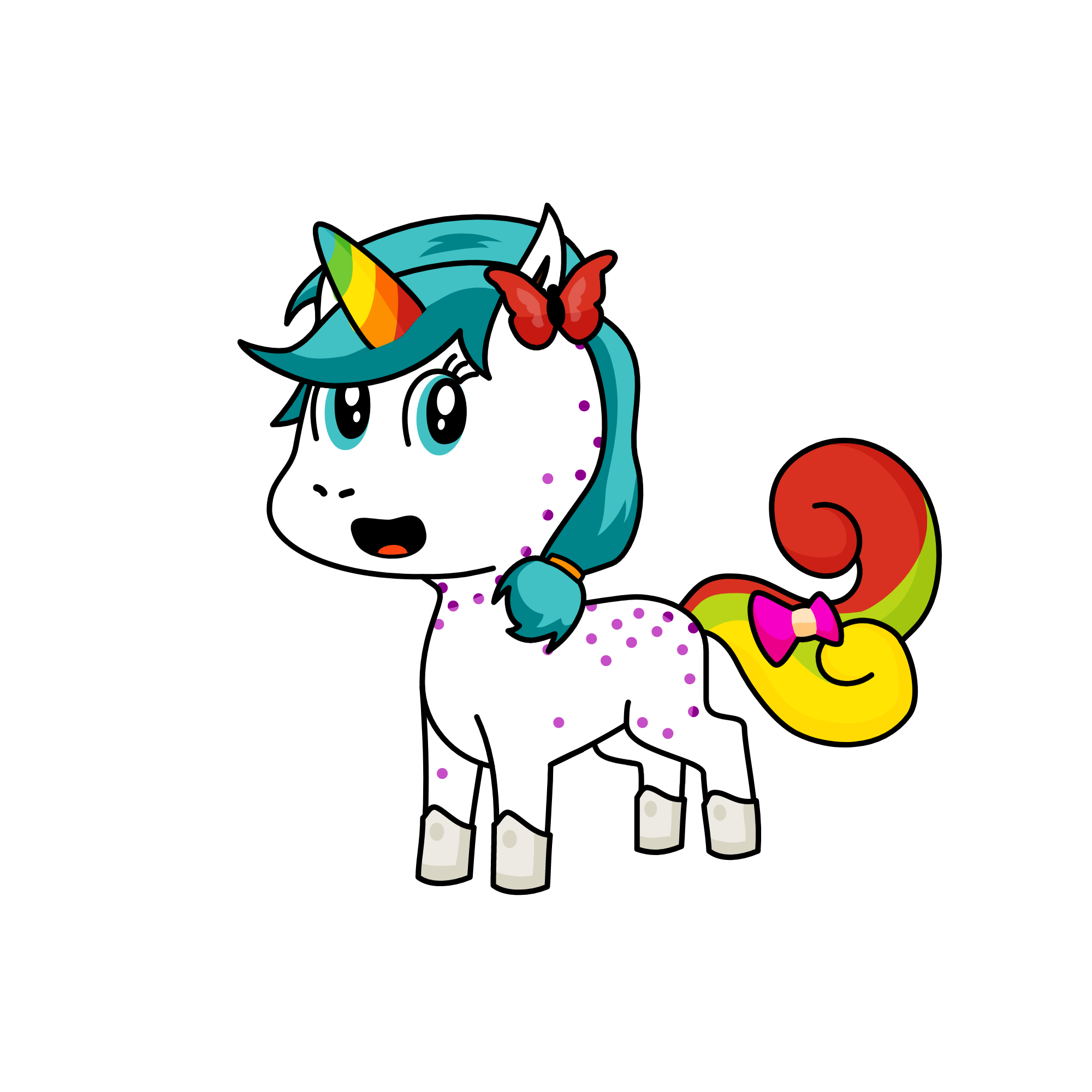 rainbow, the unicorn