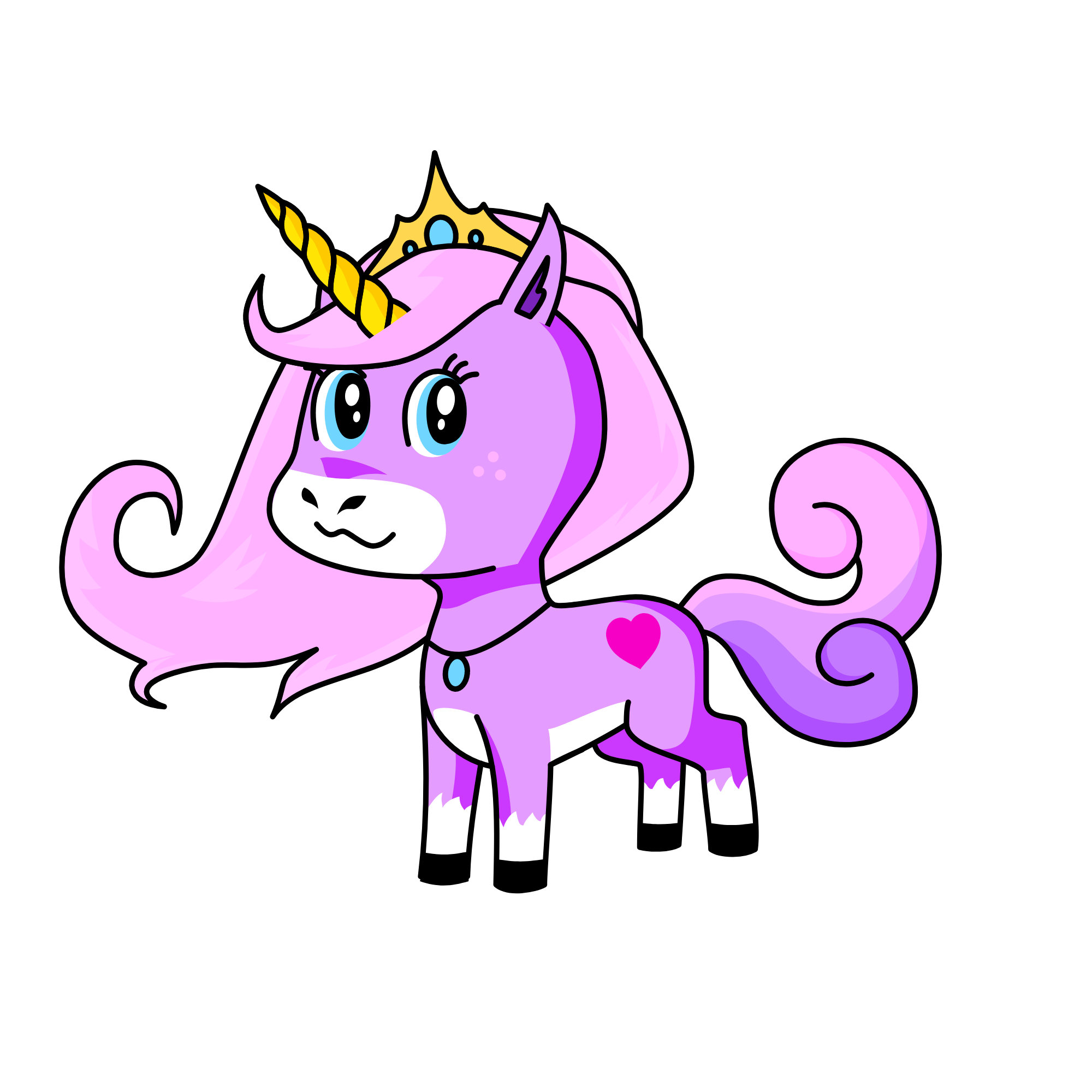 Odette, the unicorn