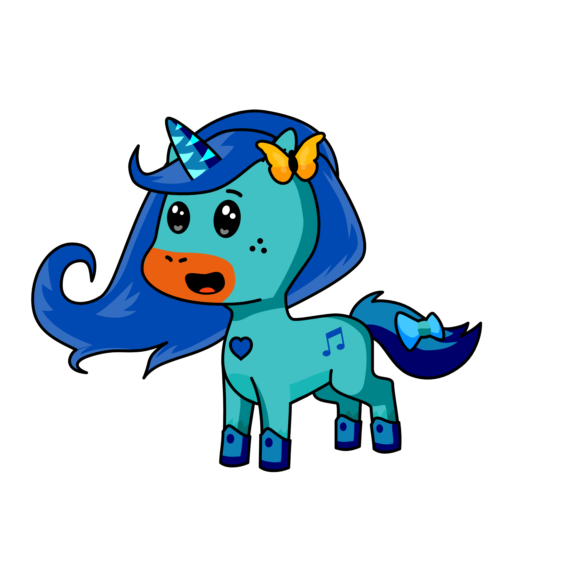 Blumy ^_^, the unicorn