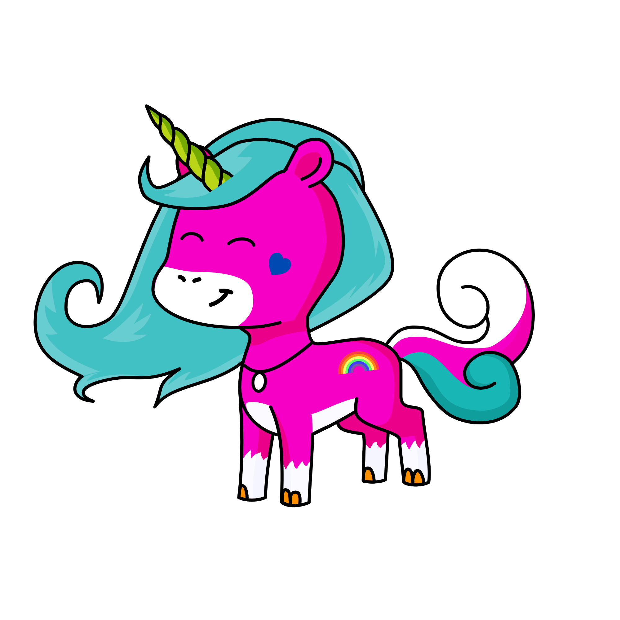 Bertha, the unicorn