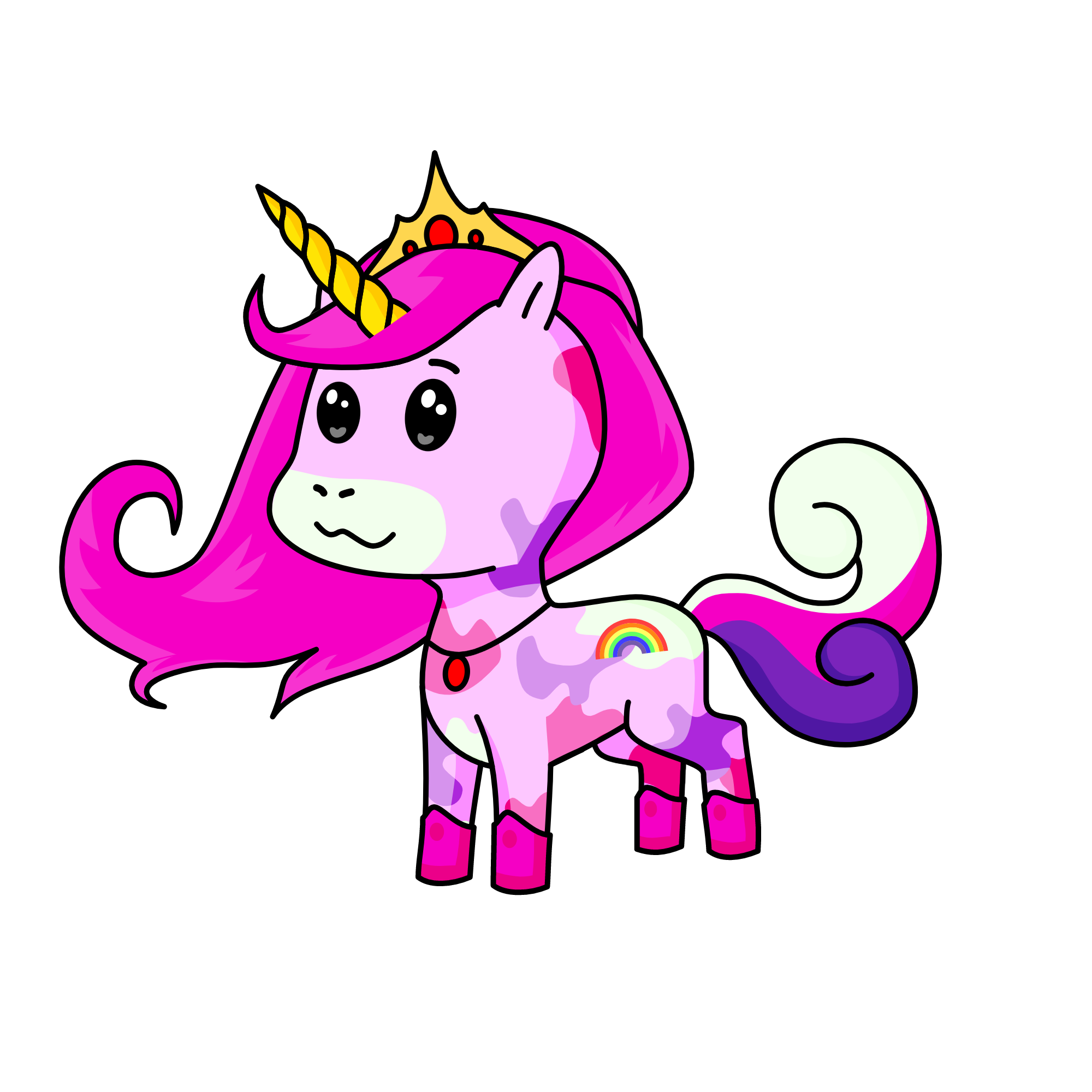 rainbow, the unicorn