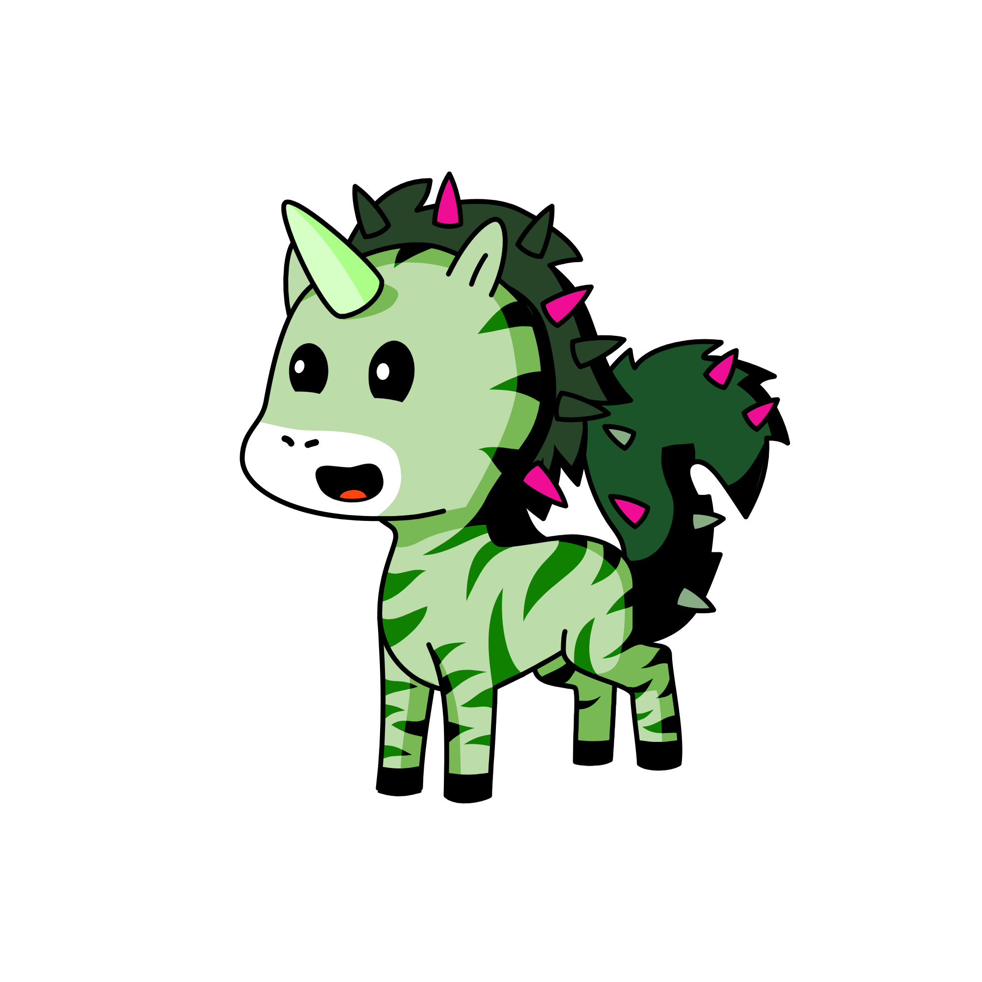 Wild horse, the unicorn