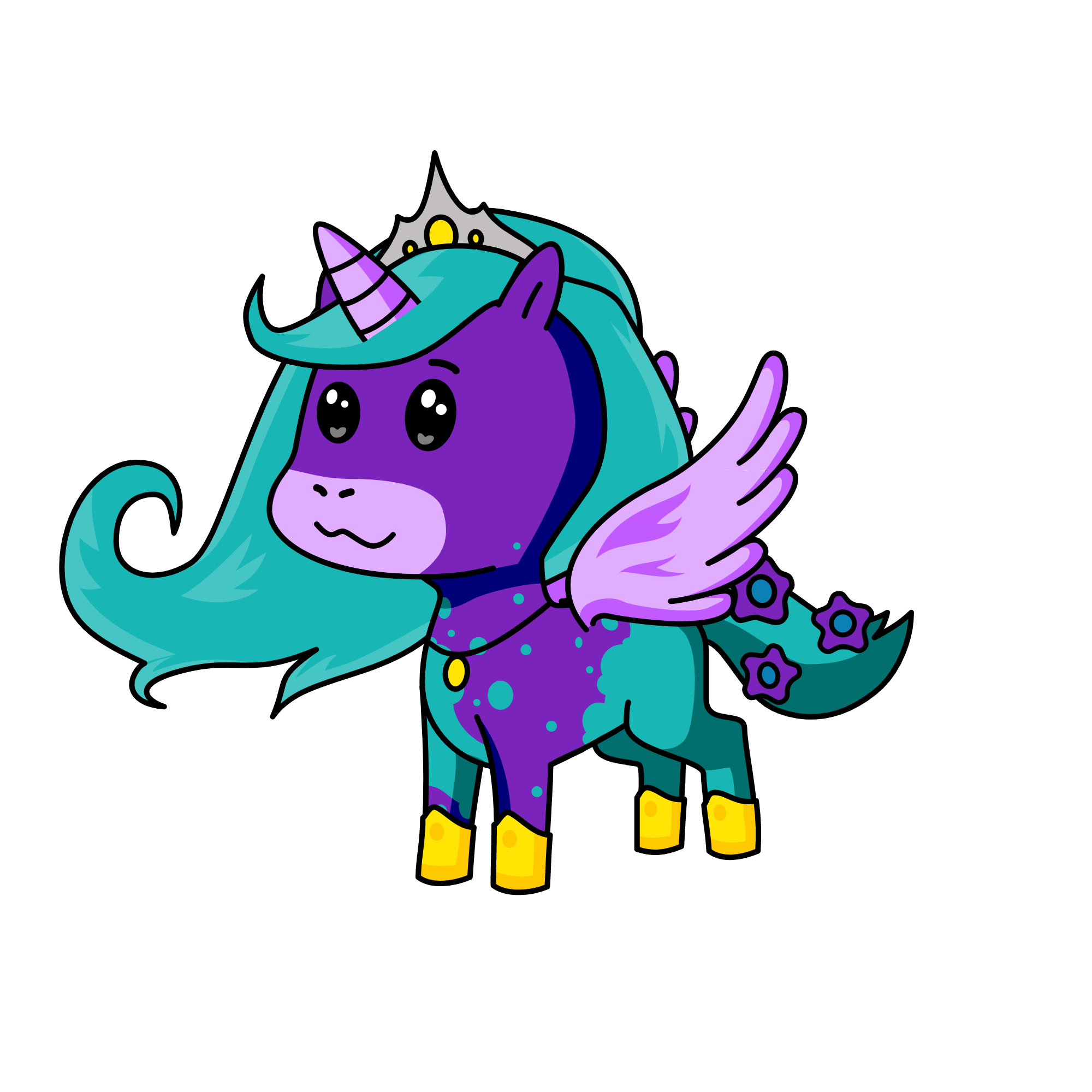 Lunar, the unicorn