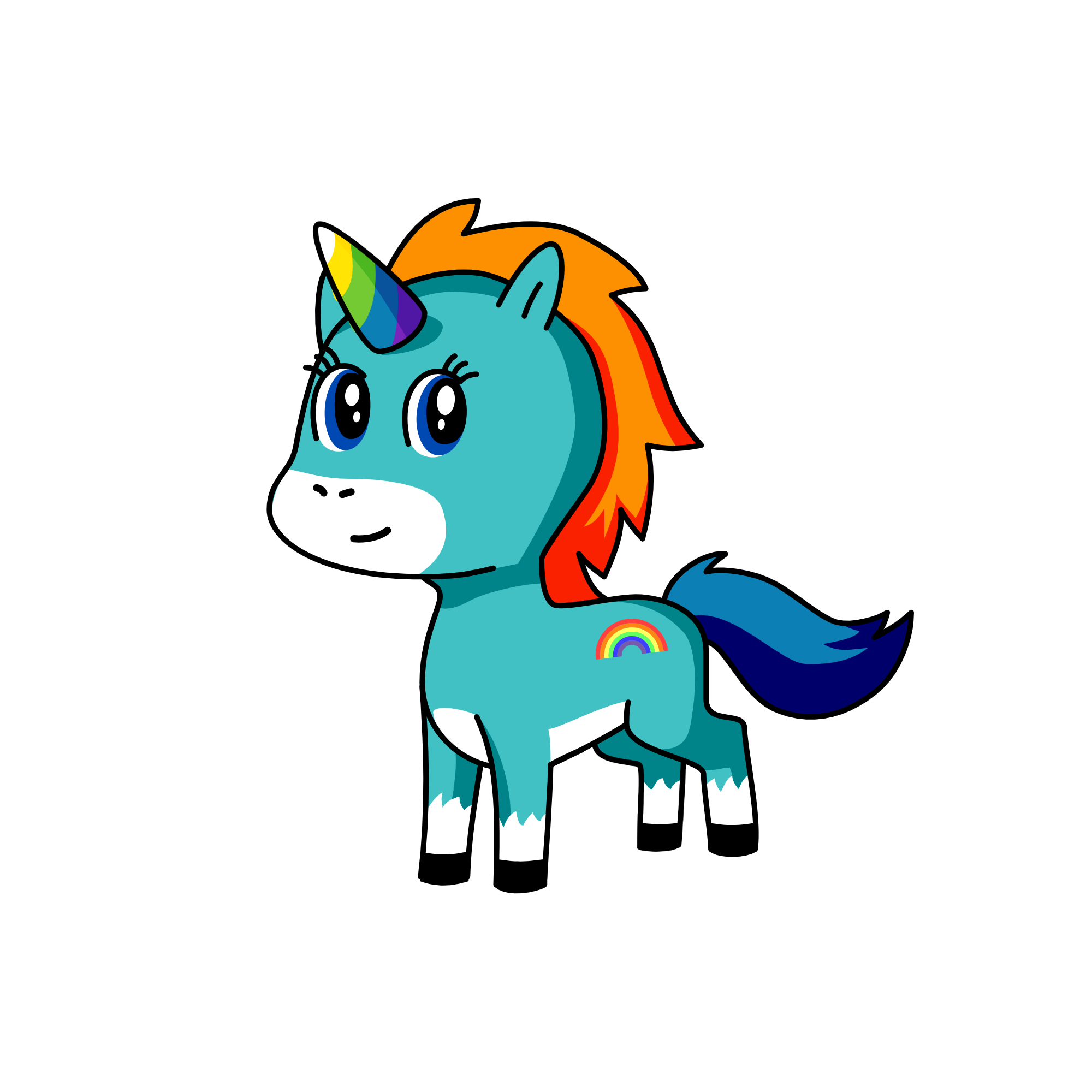 Ranbow Dah, the unicorn