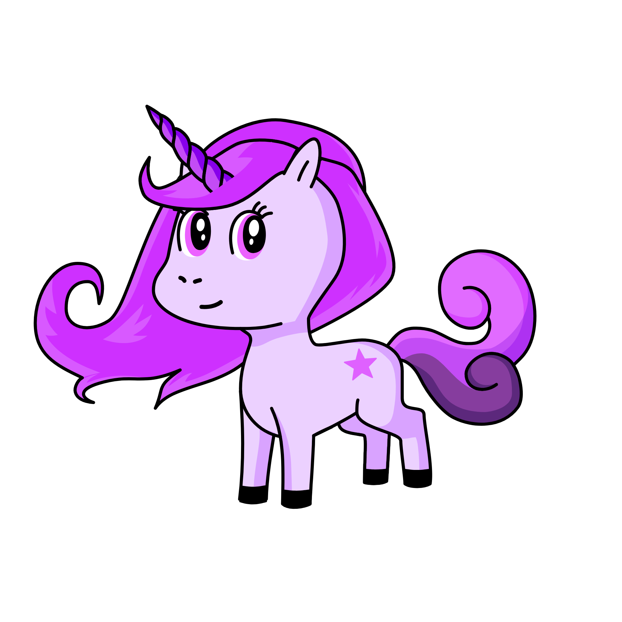 Violet Willow, the unicorn