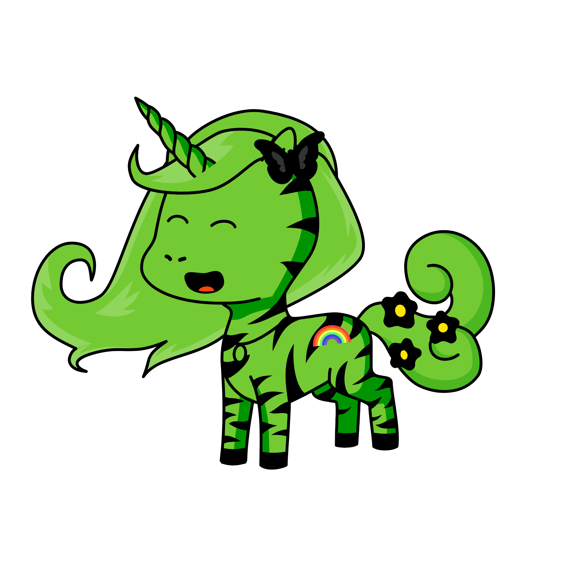 Nature unicorn , the unicorn