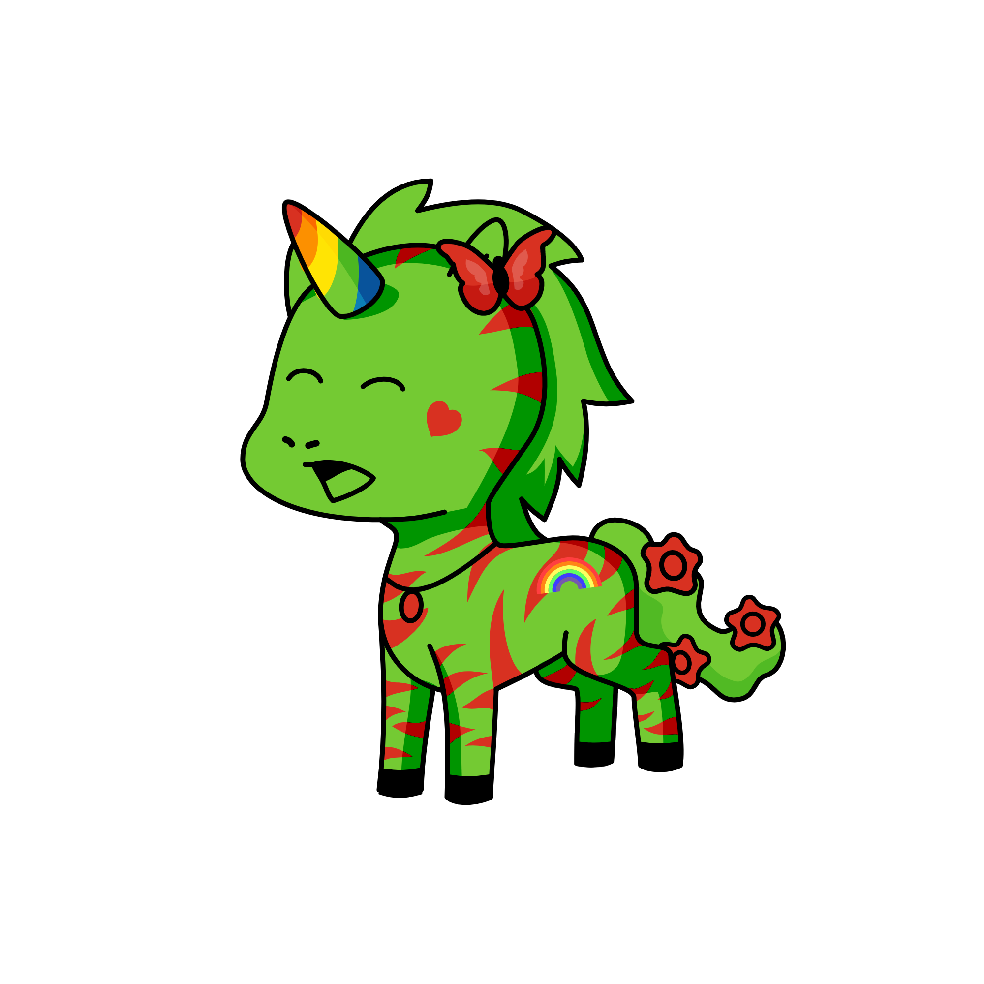 correct cheer hoaray kiss me, the unicorn