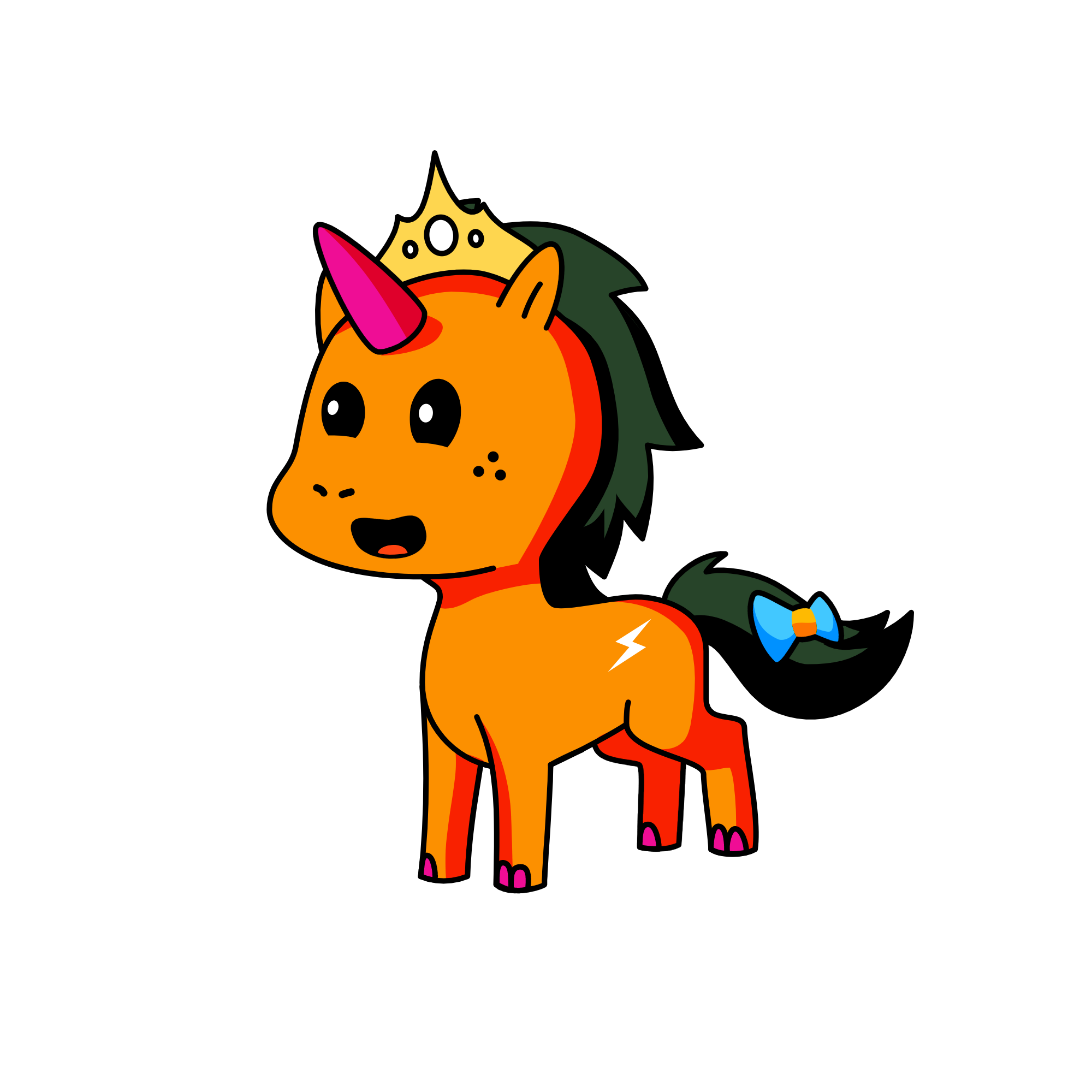 Wikapa Woblely Mincho, the unicorn
