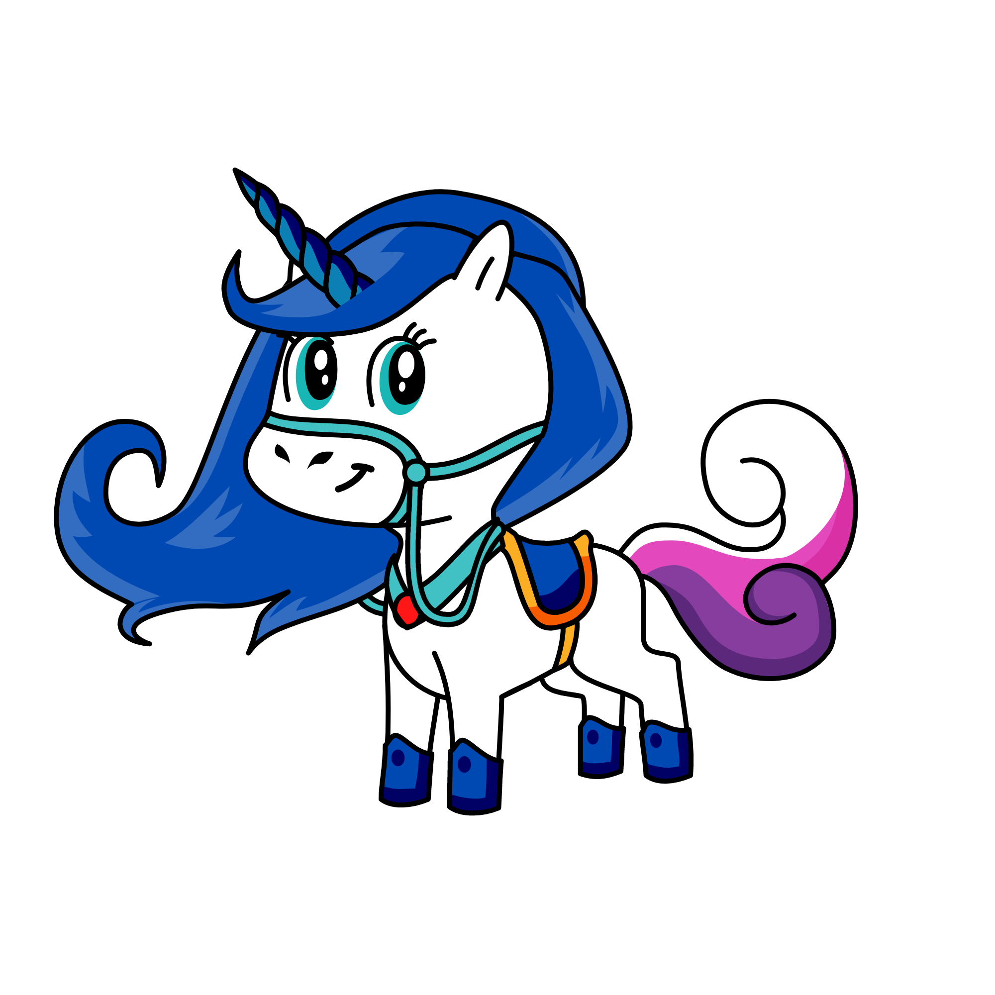 Glitter, the unicorn