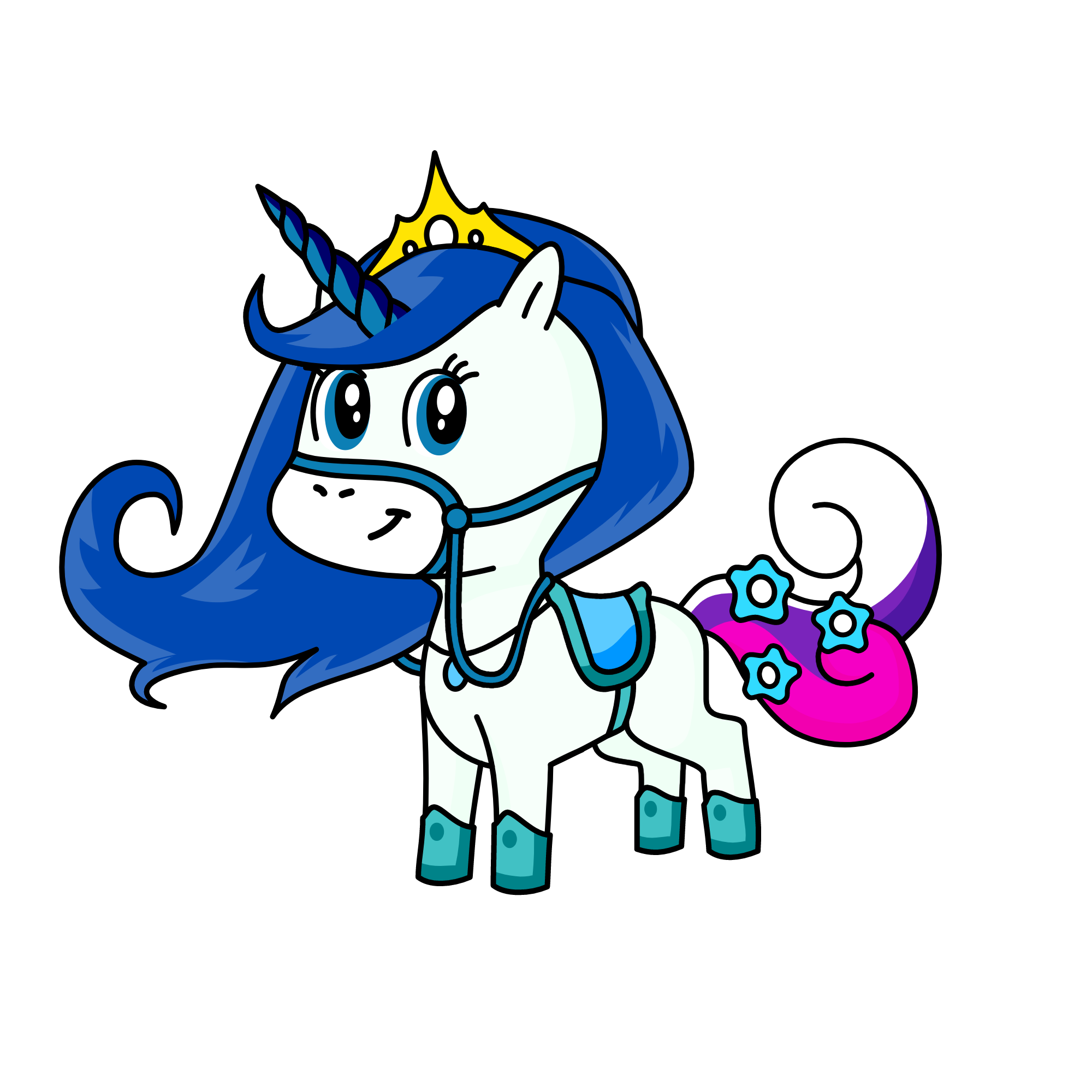 Princess Olivia, the unicorn