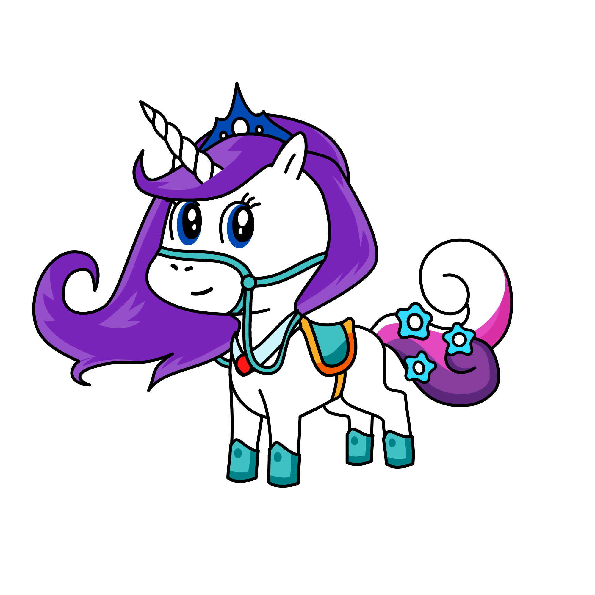 Princess Petal, the unicorn