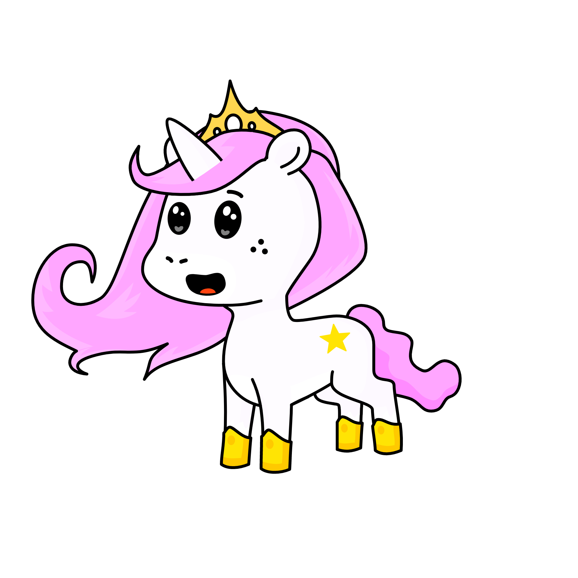 Baby Celestia , the unicorn