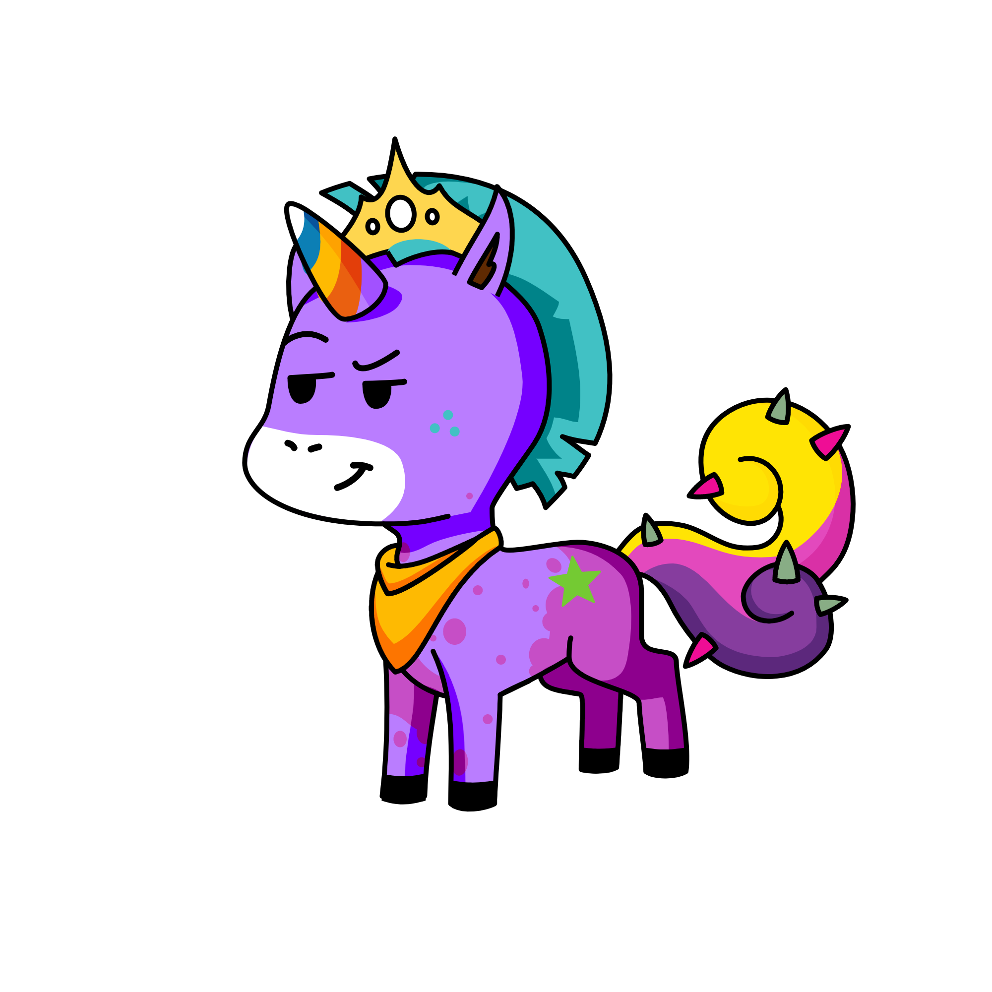 Charles Andrew, the unicorn