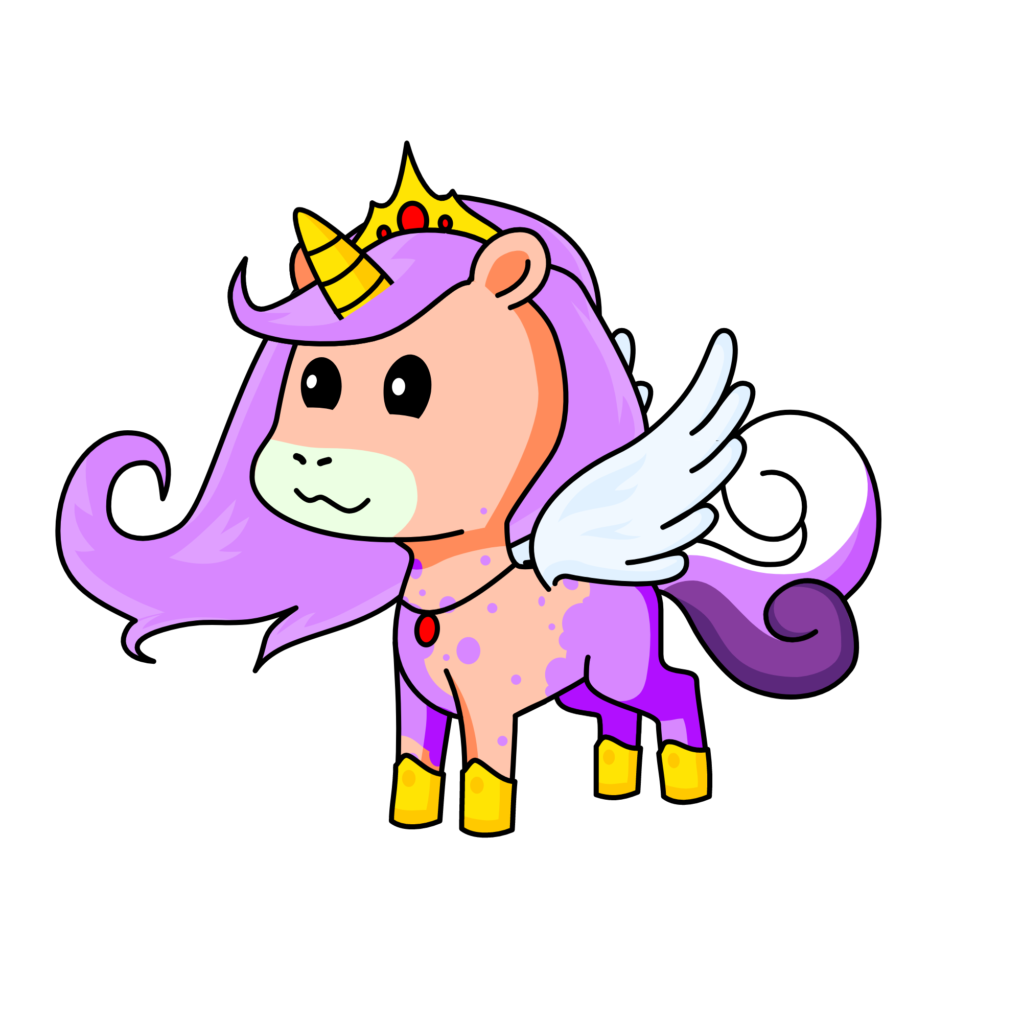 baby angela, the unicorn