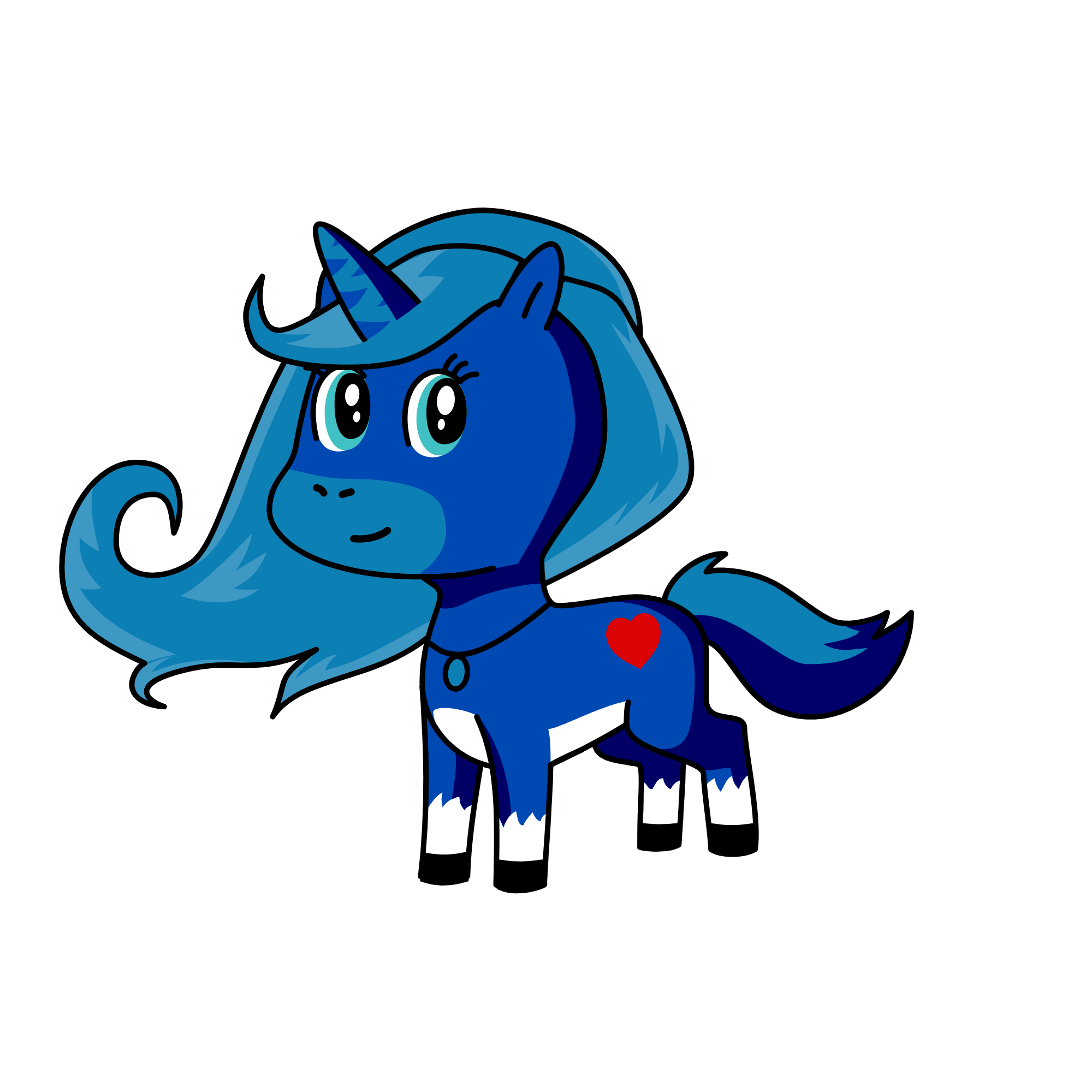 Nevina, the unicorn