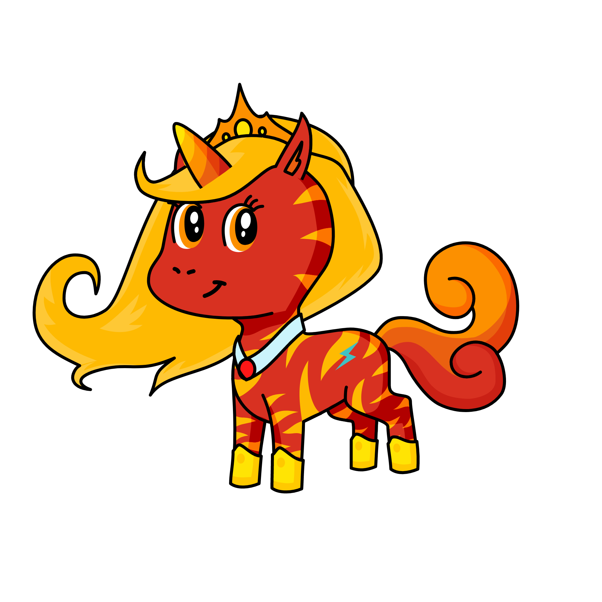 princess fire, the unicorn