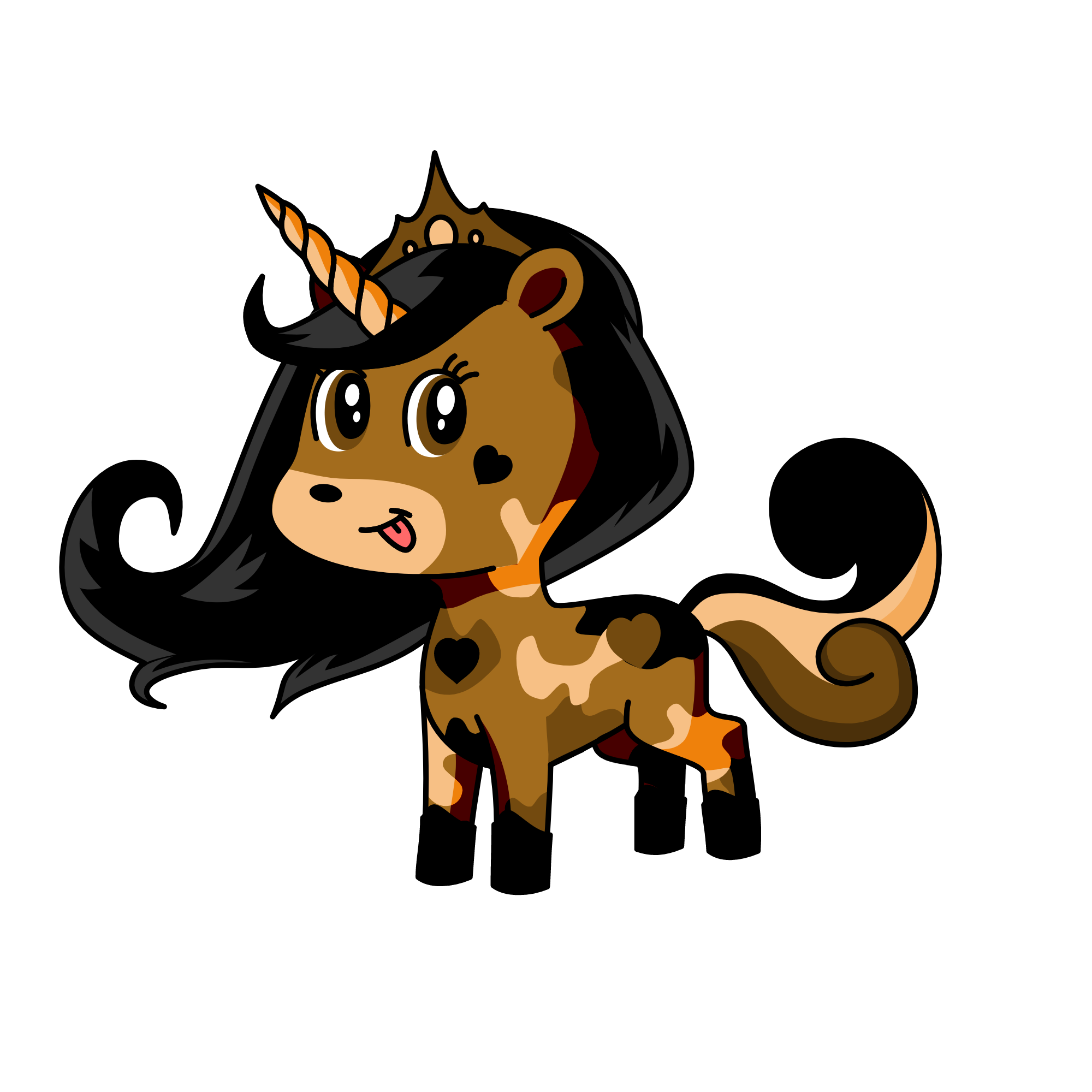 caramel chocolate <3, the unicorn