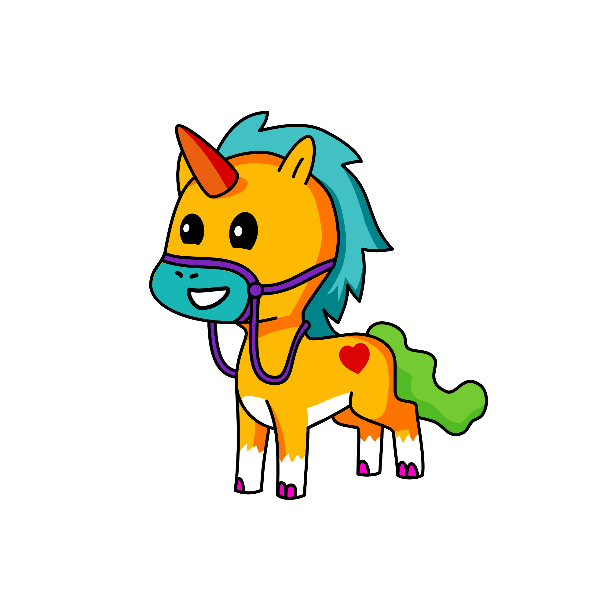 simple unicorn random, the unicorn