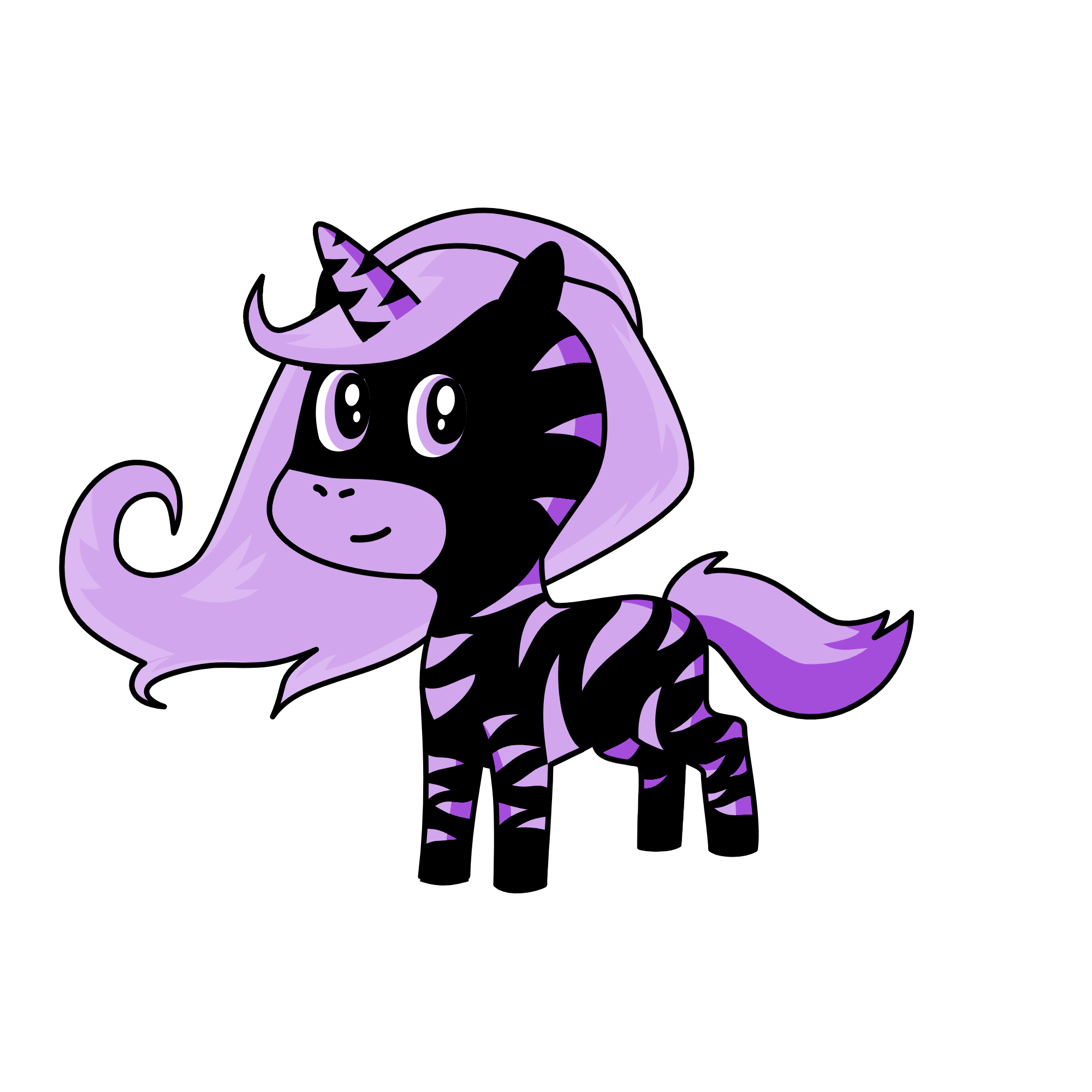 Zebra, the unicorn