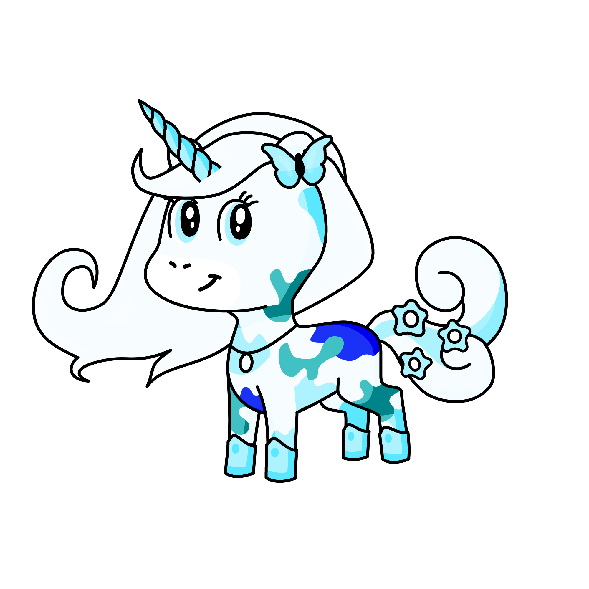 Blessing,Savannah,Nicole, the unicorn