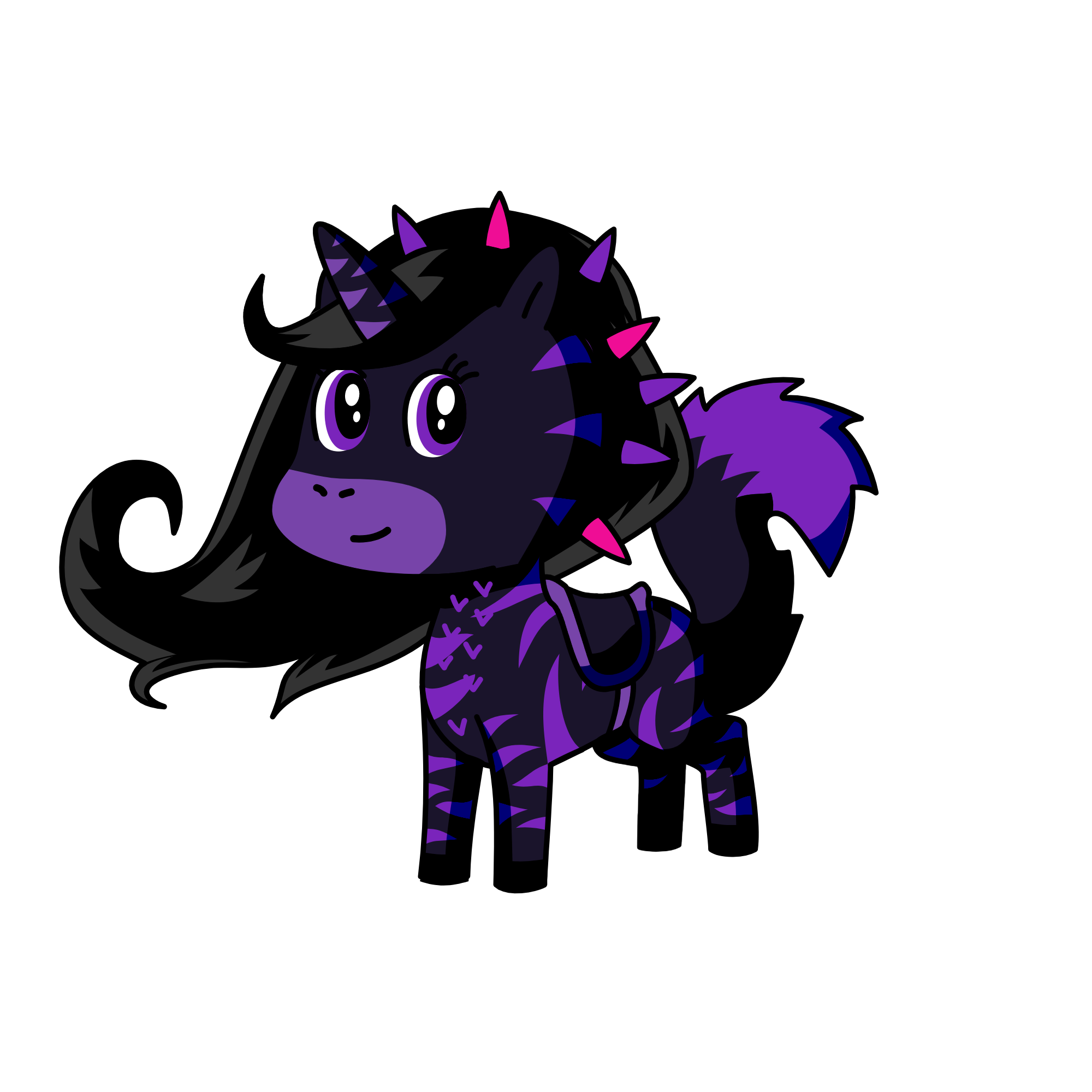 Dark, the unicorn