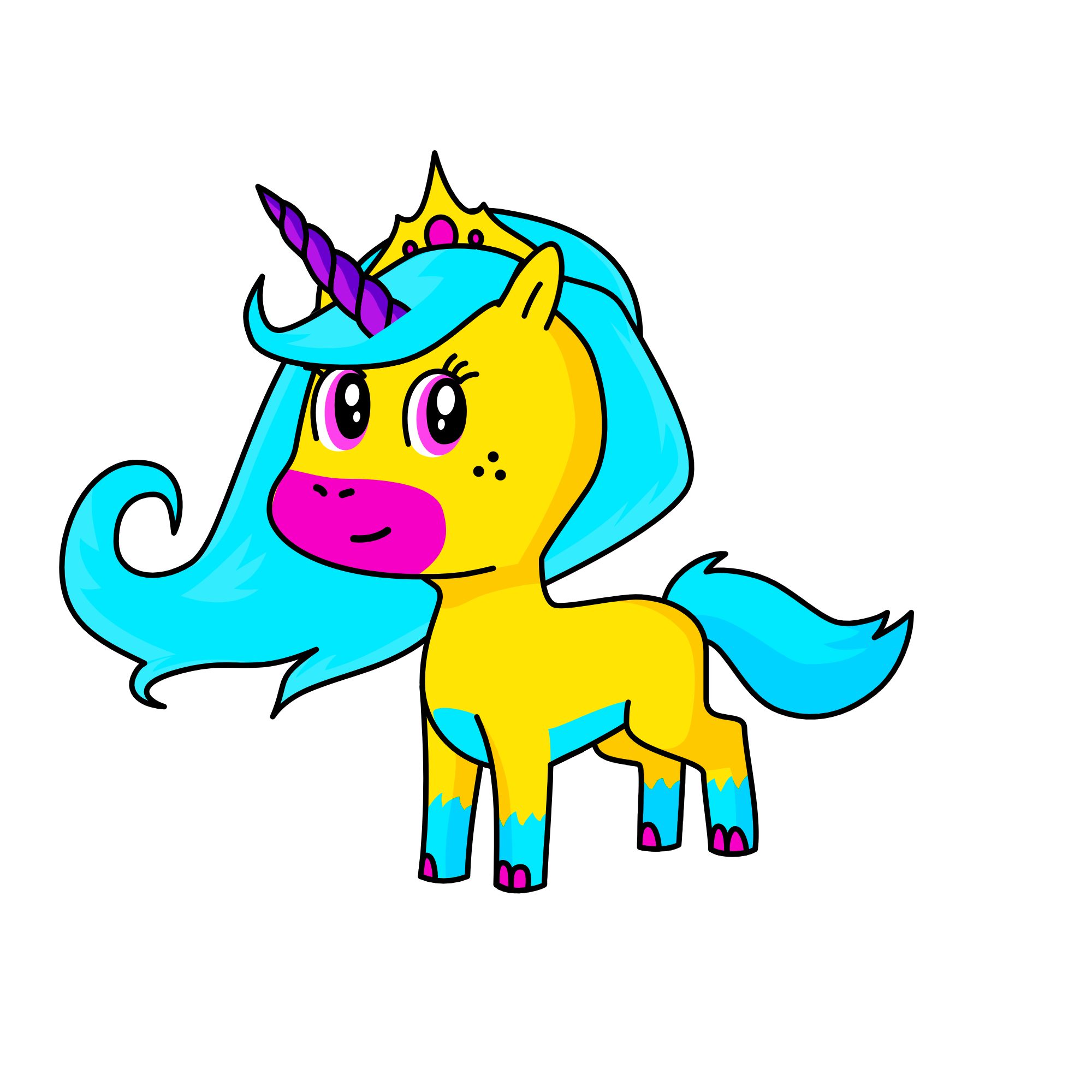 hi, the unicorn