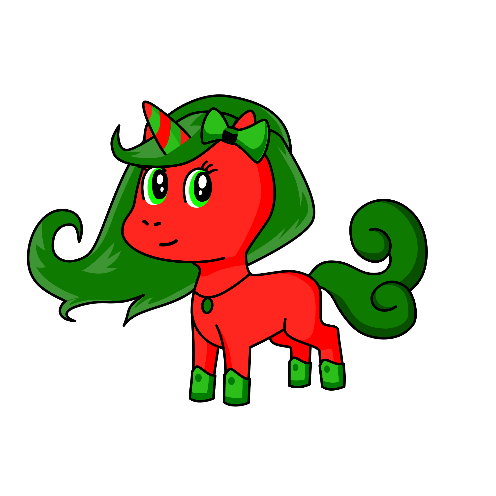 Holly, the unicorn