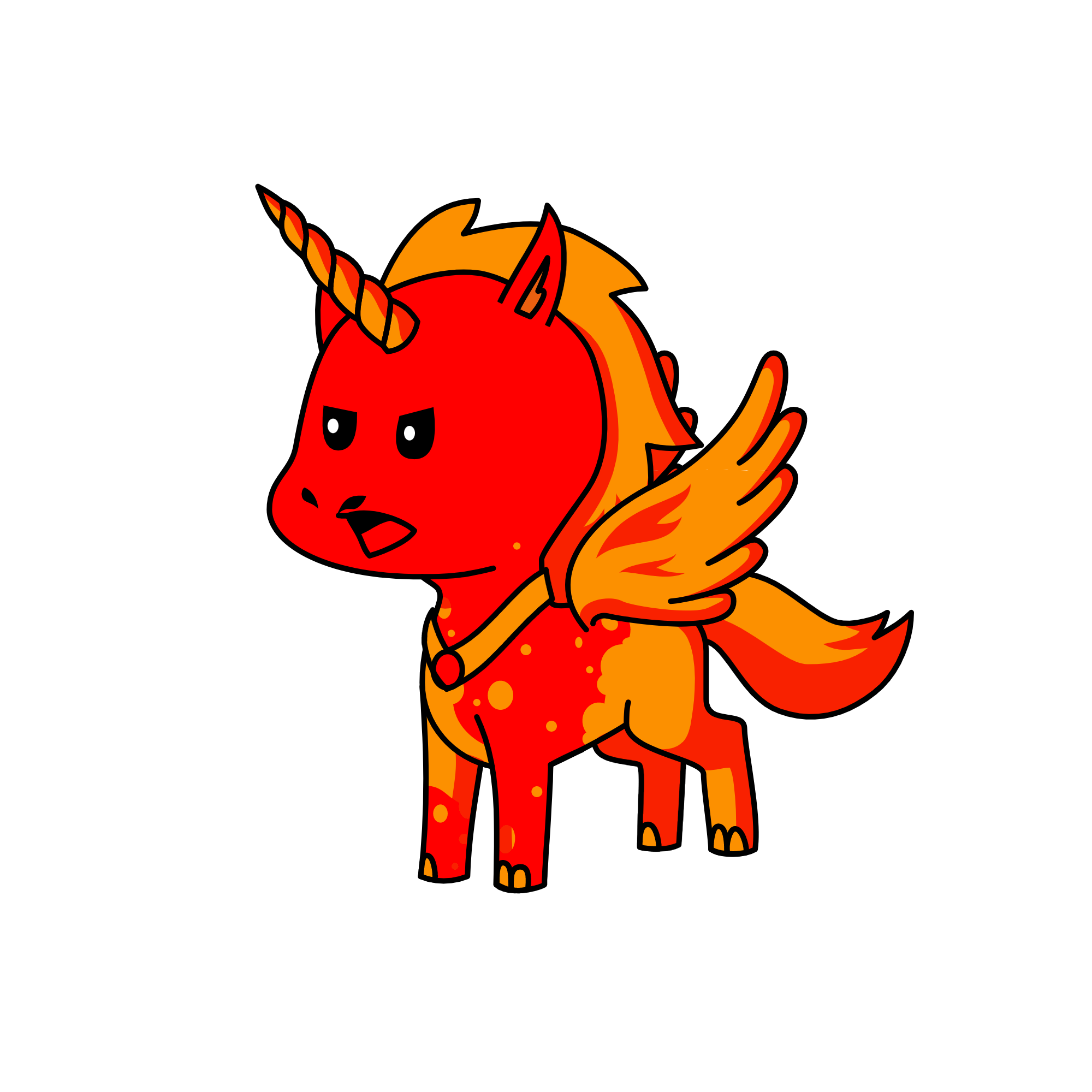 fire horse , the unicorn