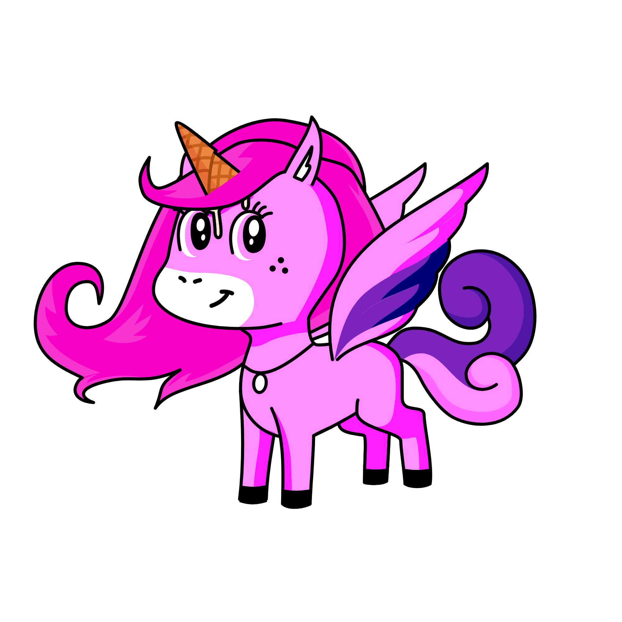 Foxy, the unicorn