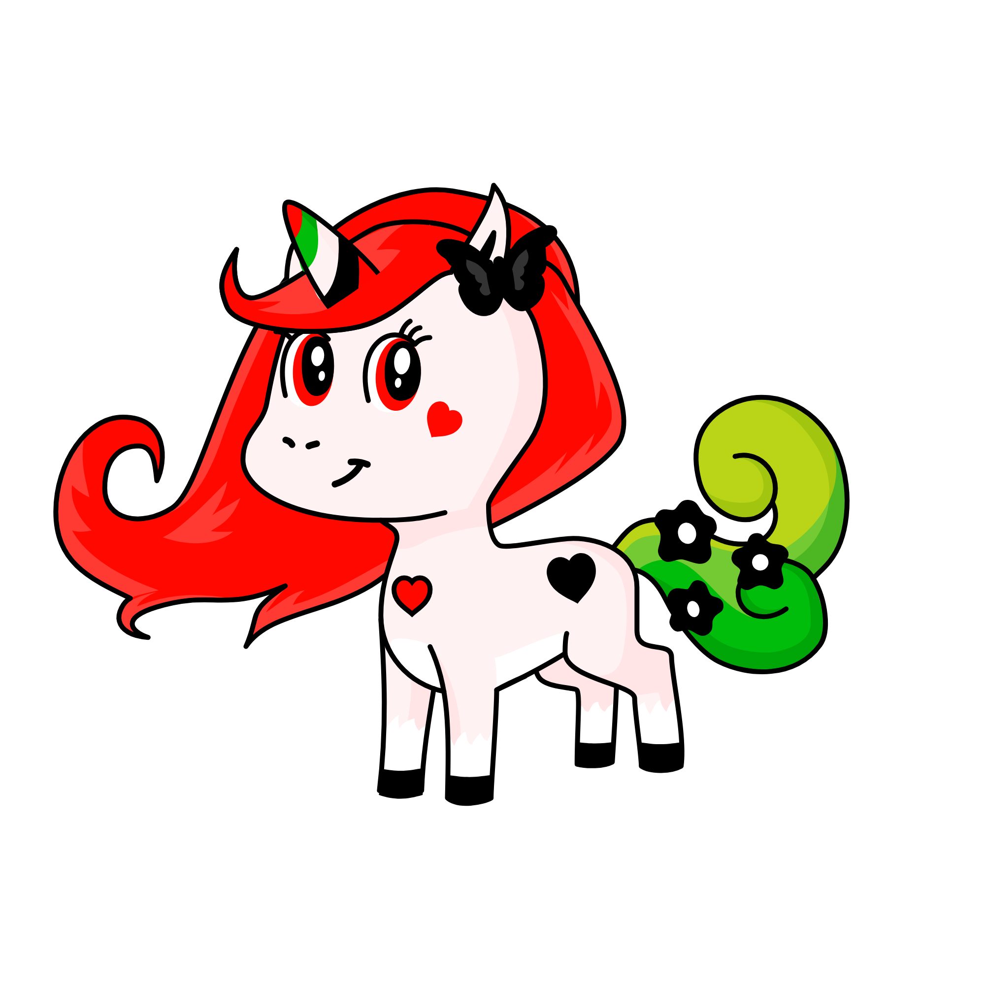 uae national day pony , the unicorn