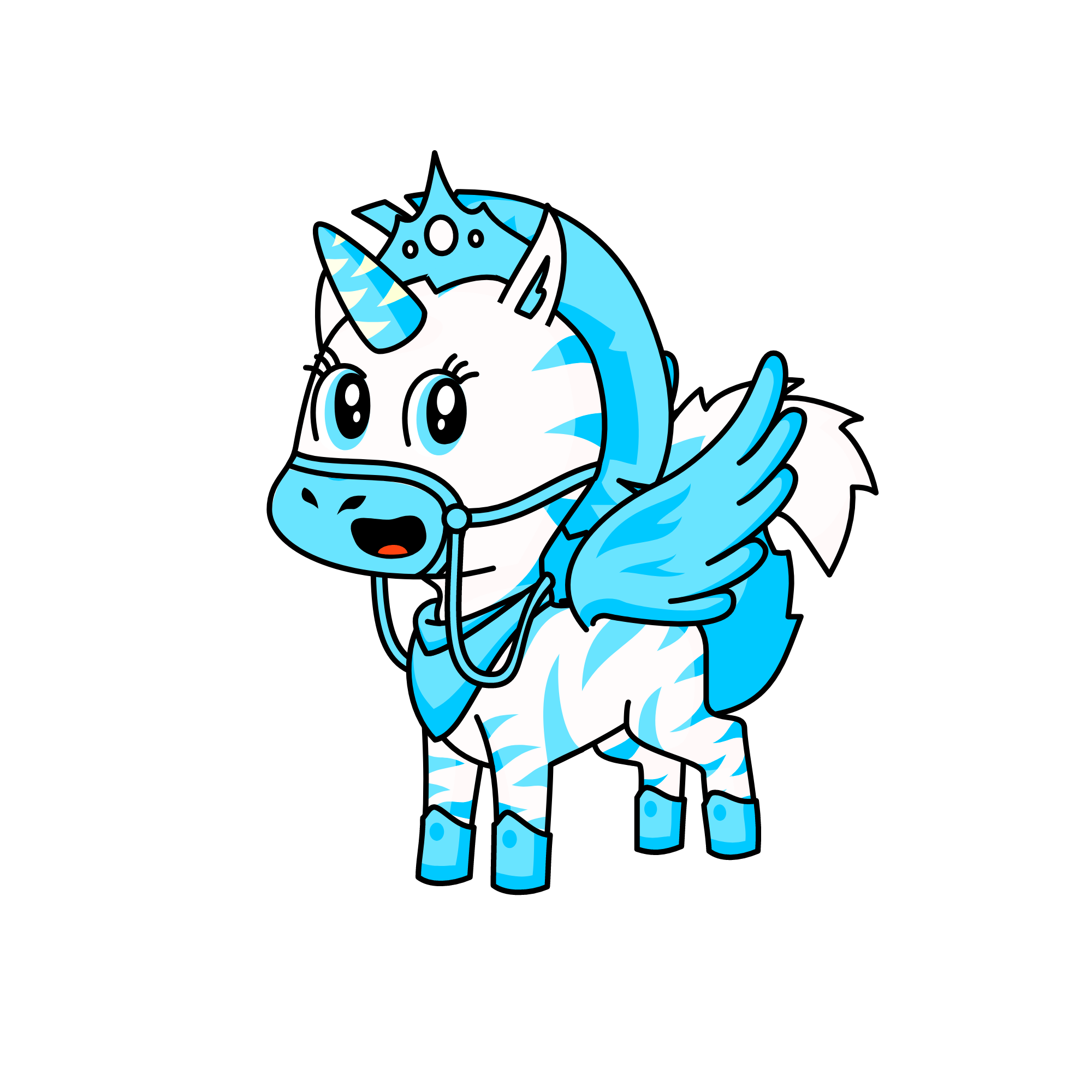 Queen Snow, the unicorn