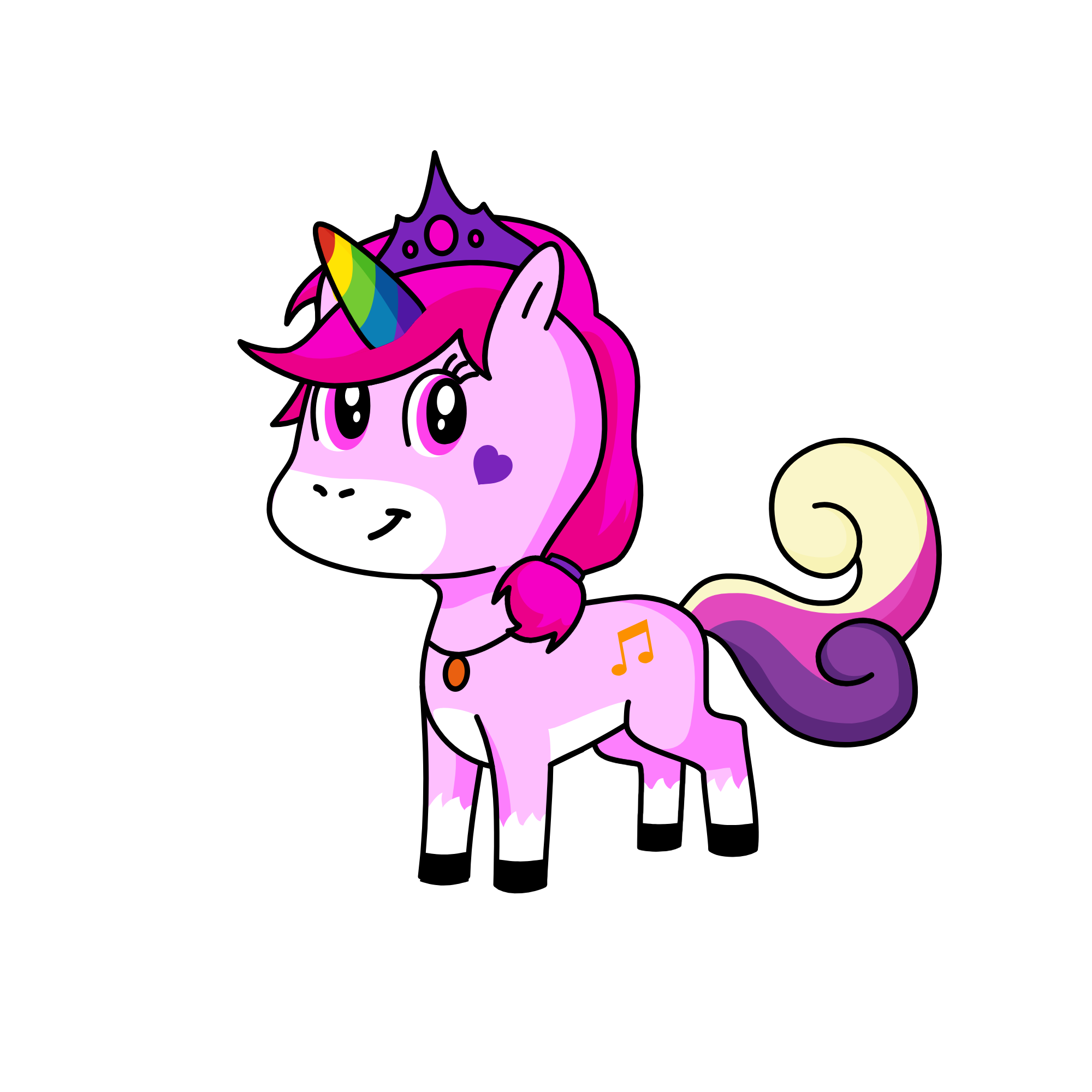 Melody Queen, the unicorn
