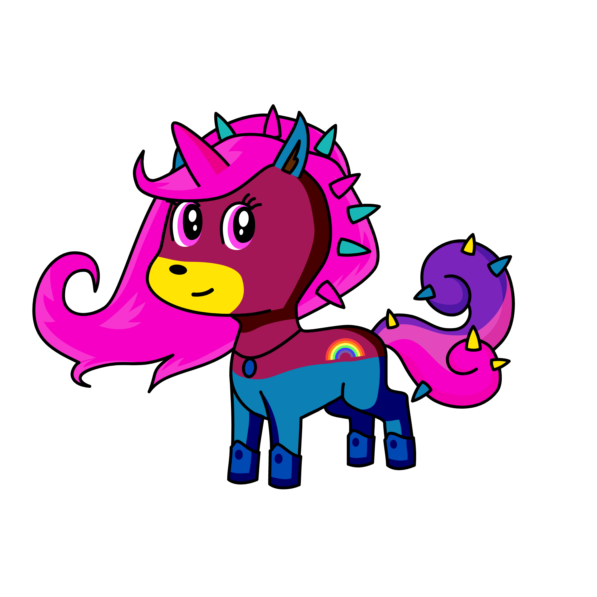 Pansexual Flag, the unicorn