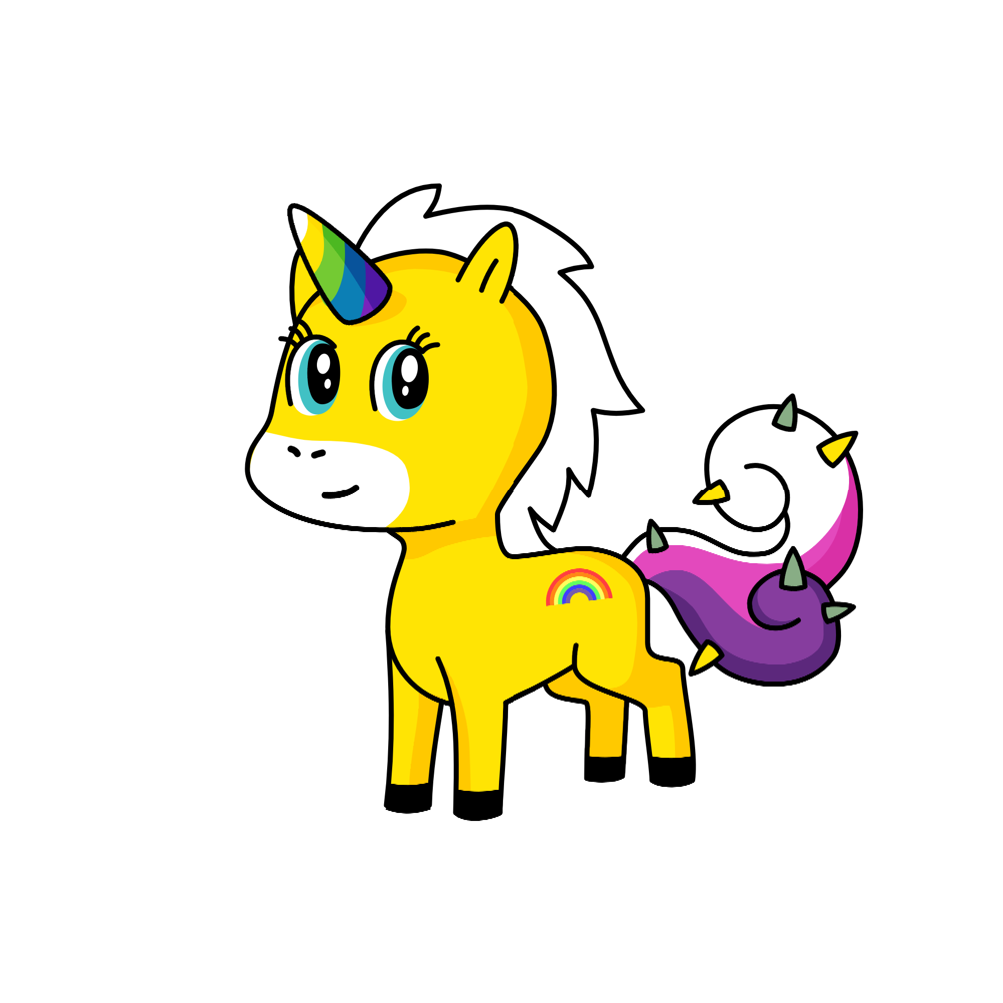 JUSTIN, the unicorn