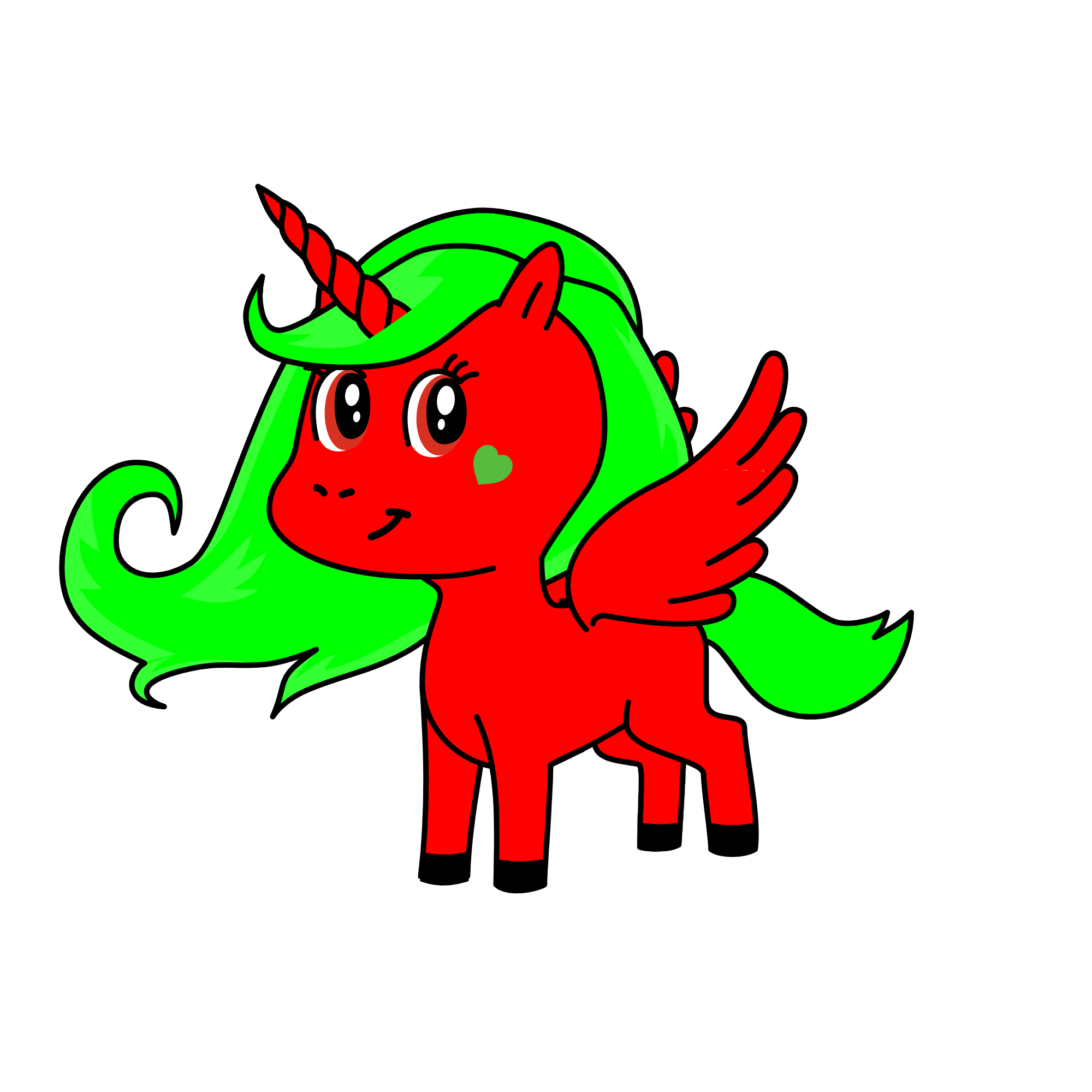 Holly, the unicorn