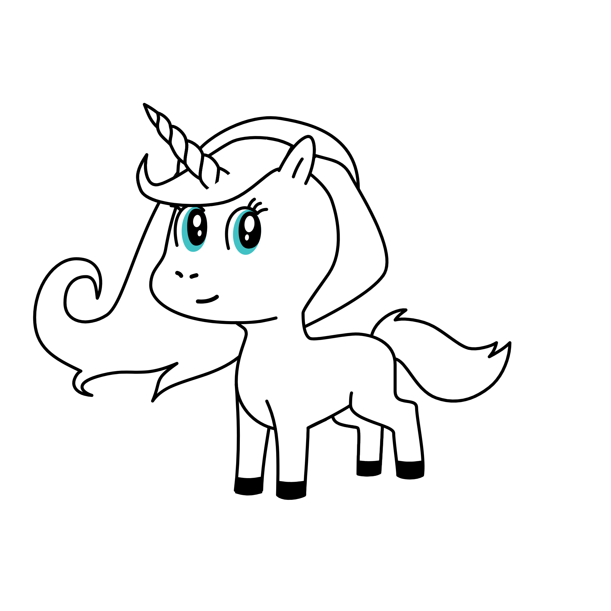 Snow, the unicorn