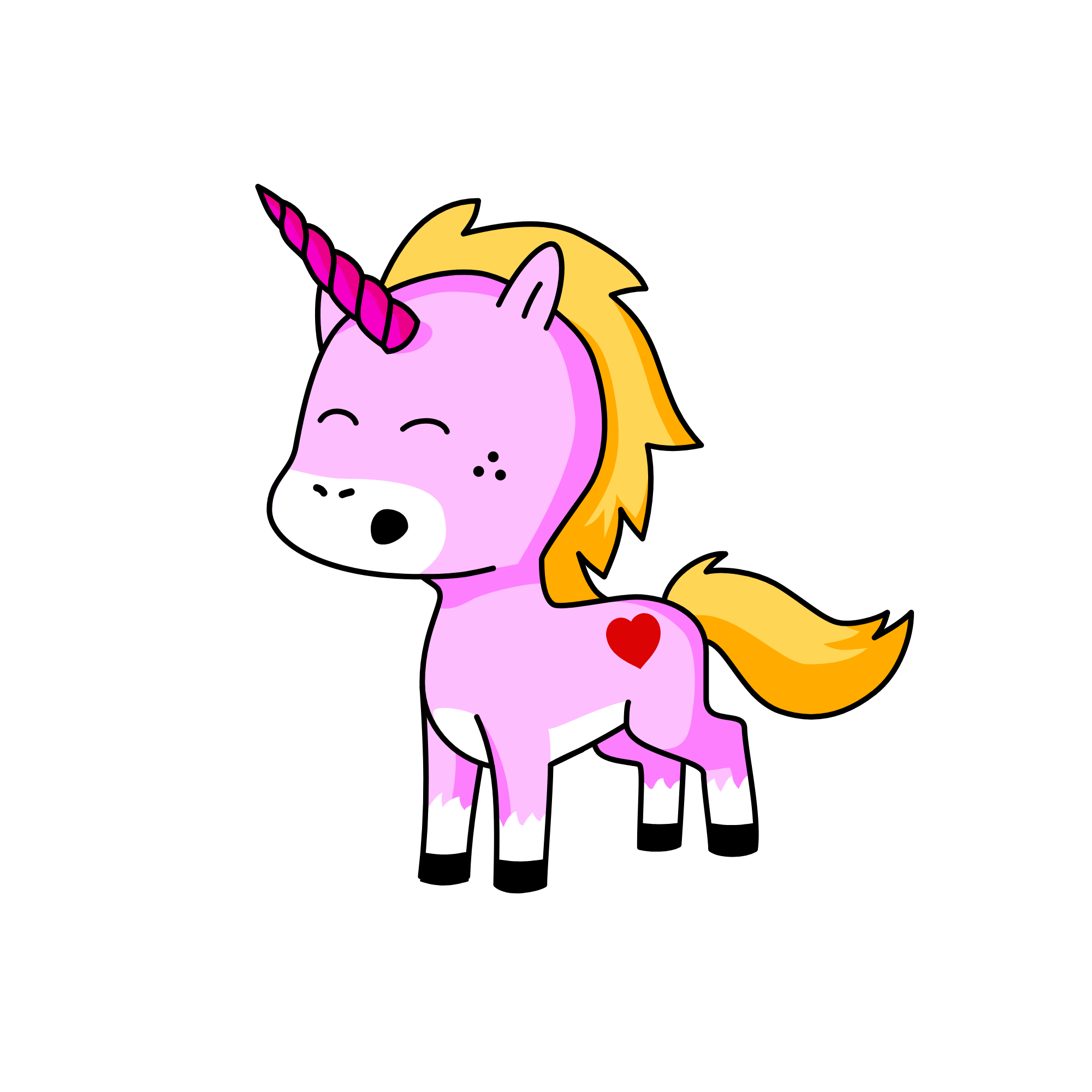 RAINBOW, the unicorn