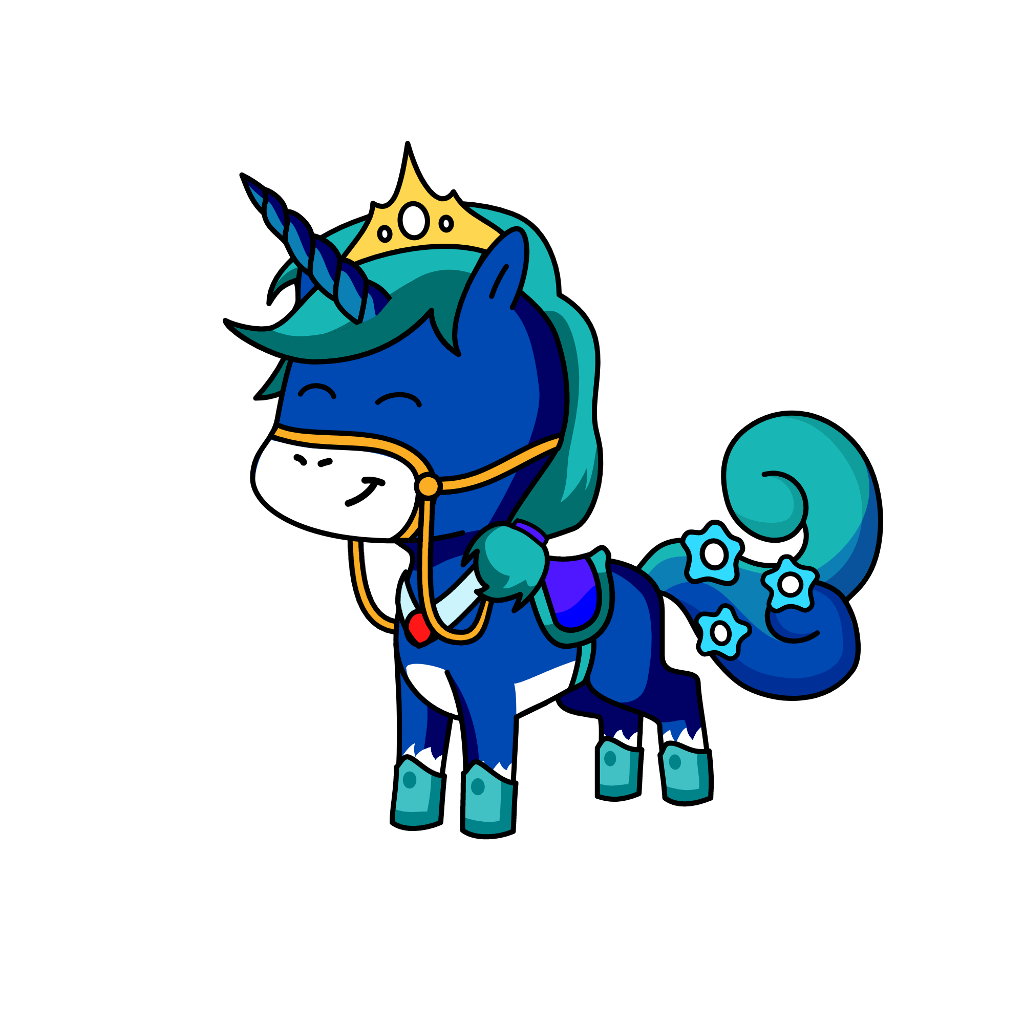 snowy, the unicorn