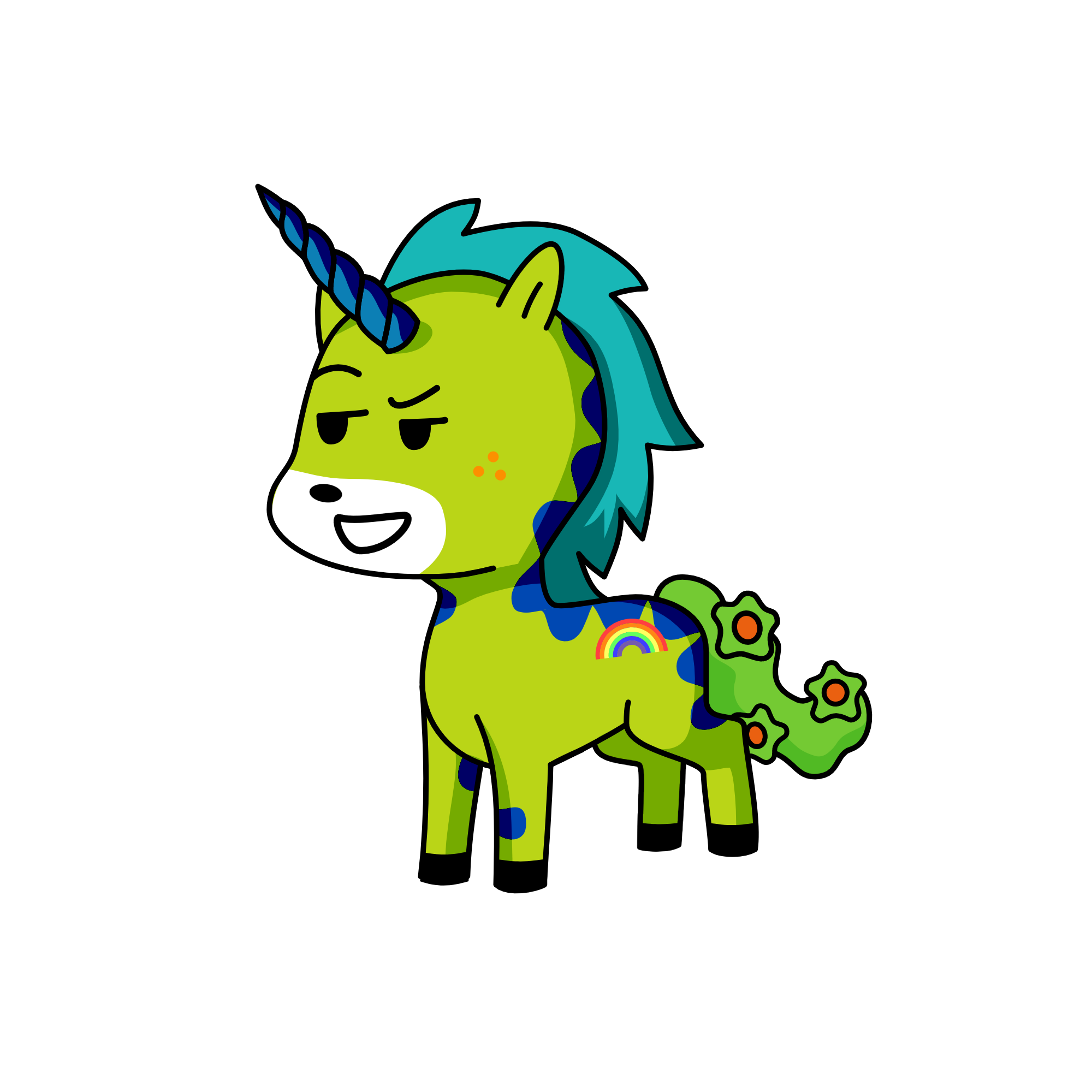 a random, the unicorn
