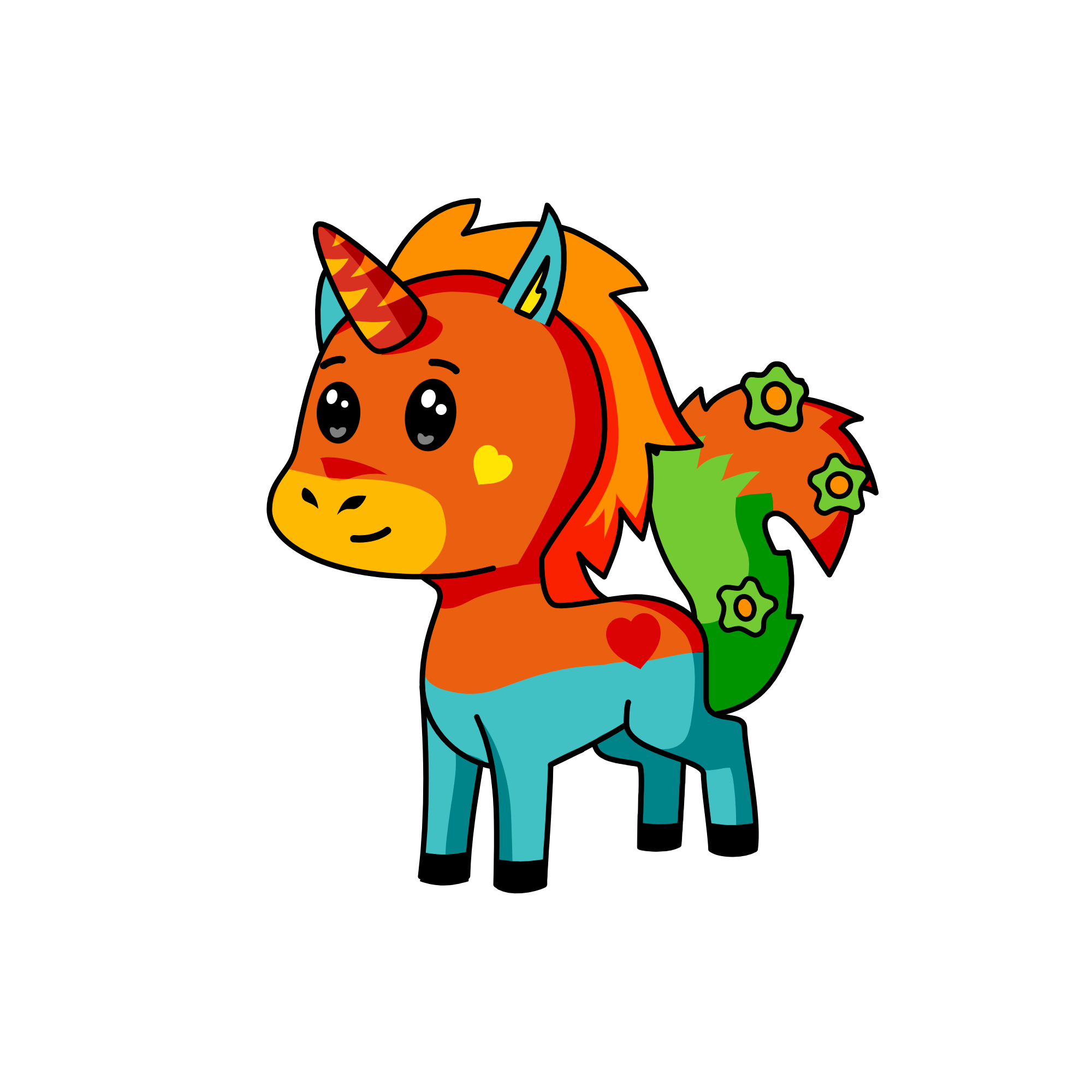a random, the unicorn