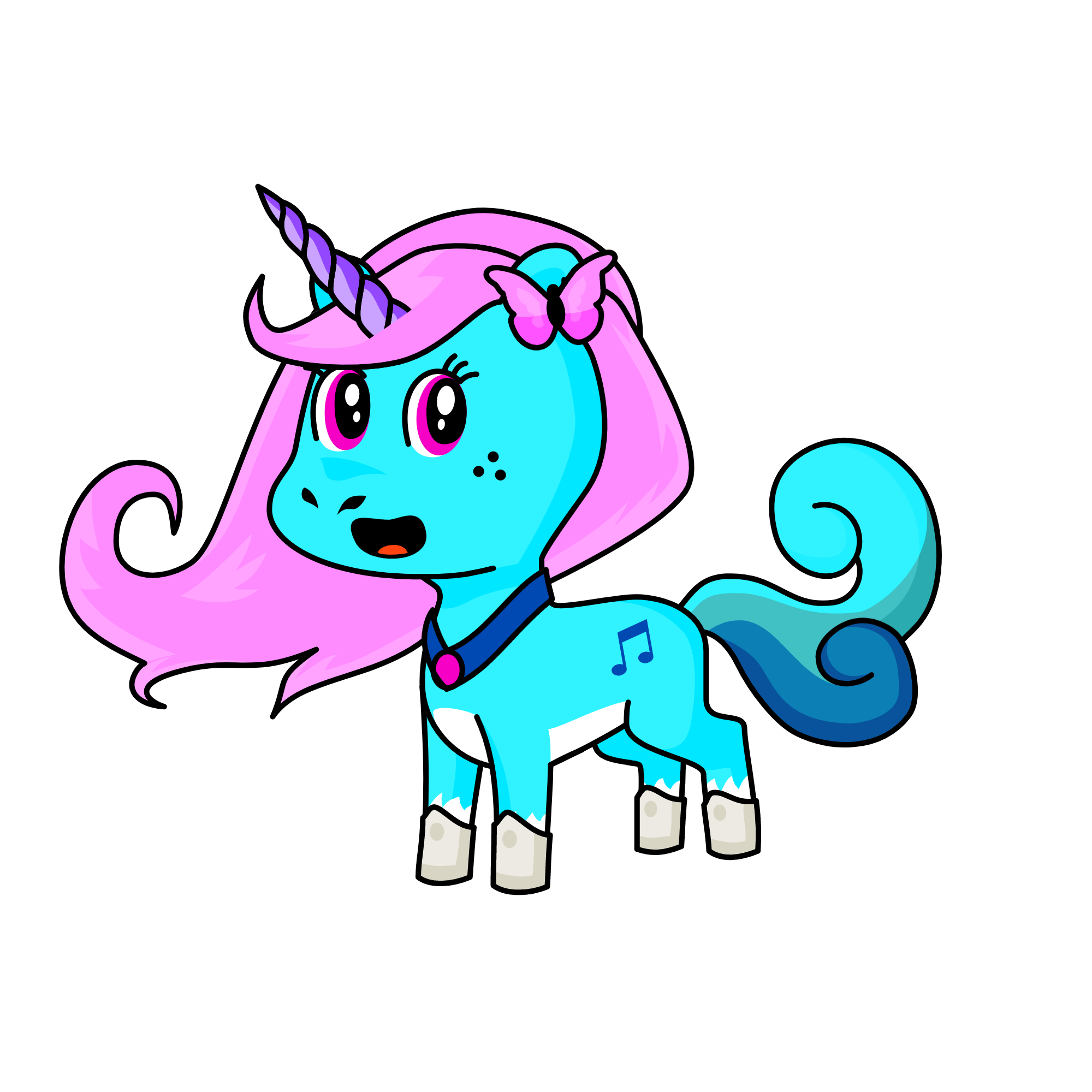 Ice, the unicorn