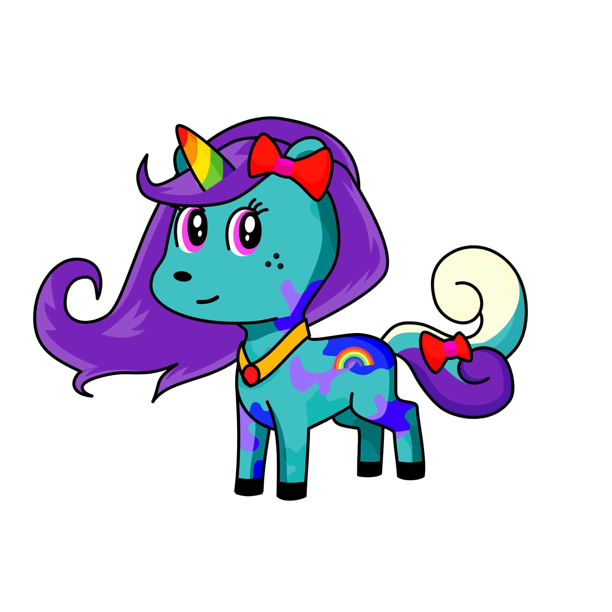 flower, the unicorn