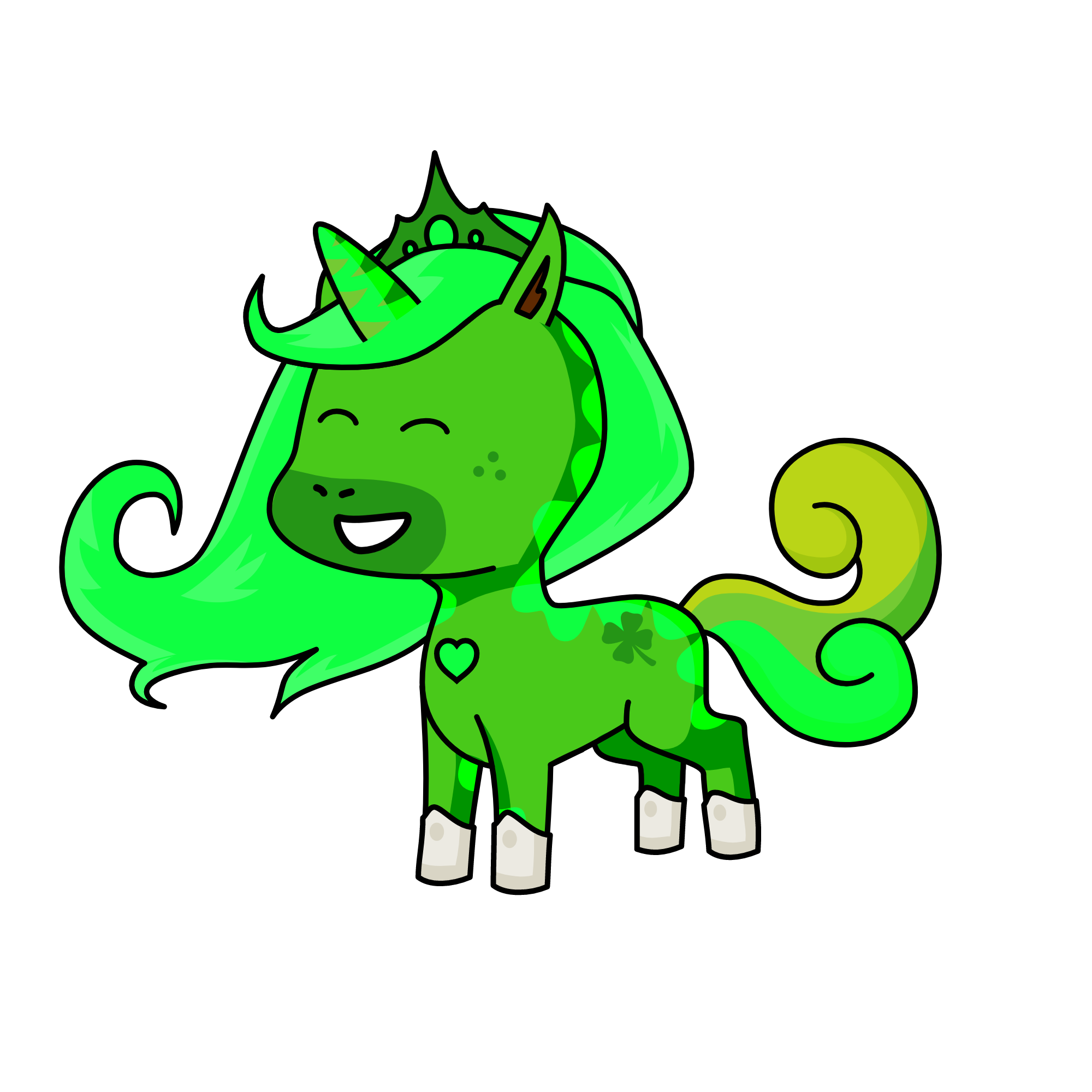 GreenGrass, the unicorn