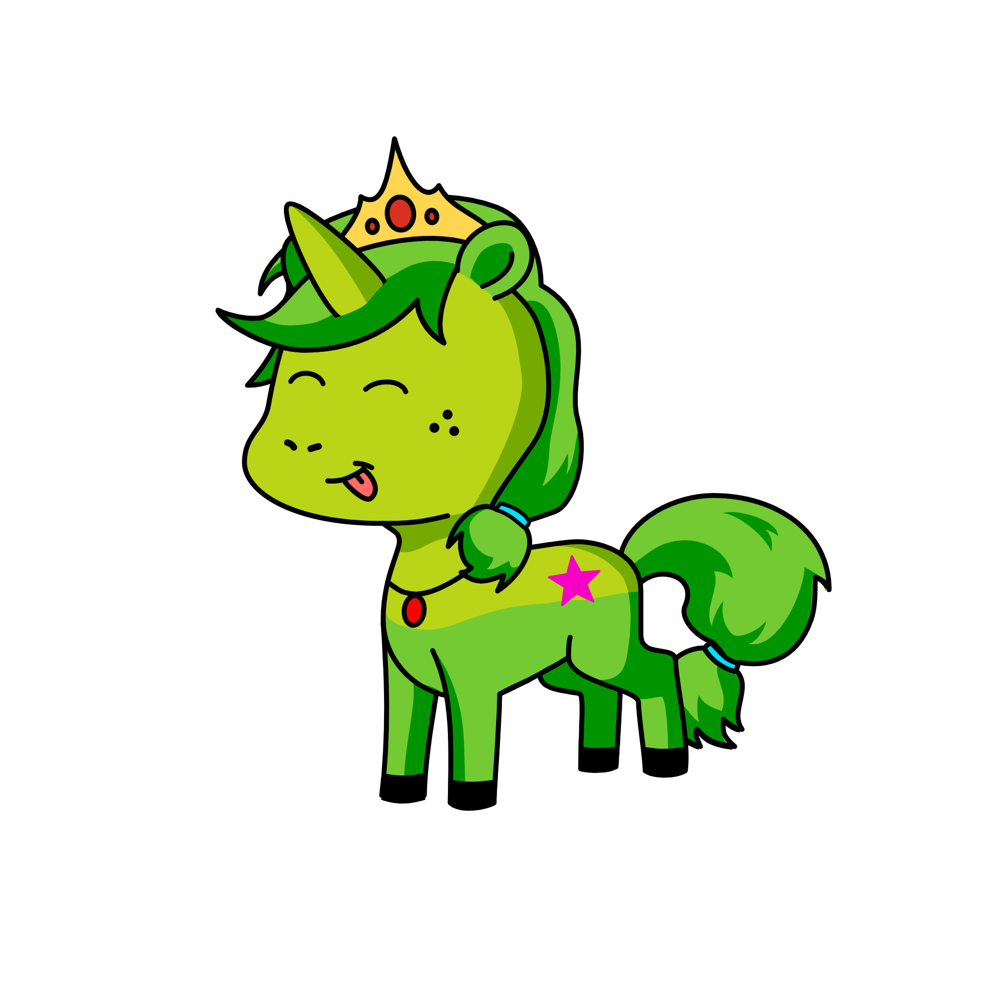 Moona, the unicorn