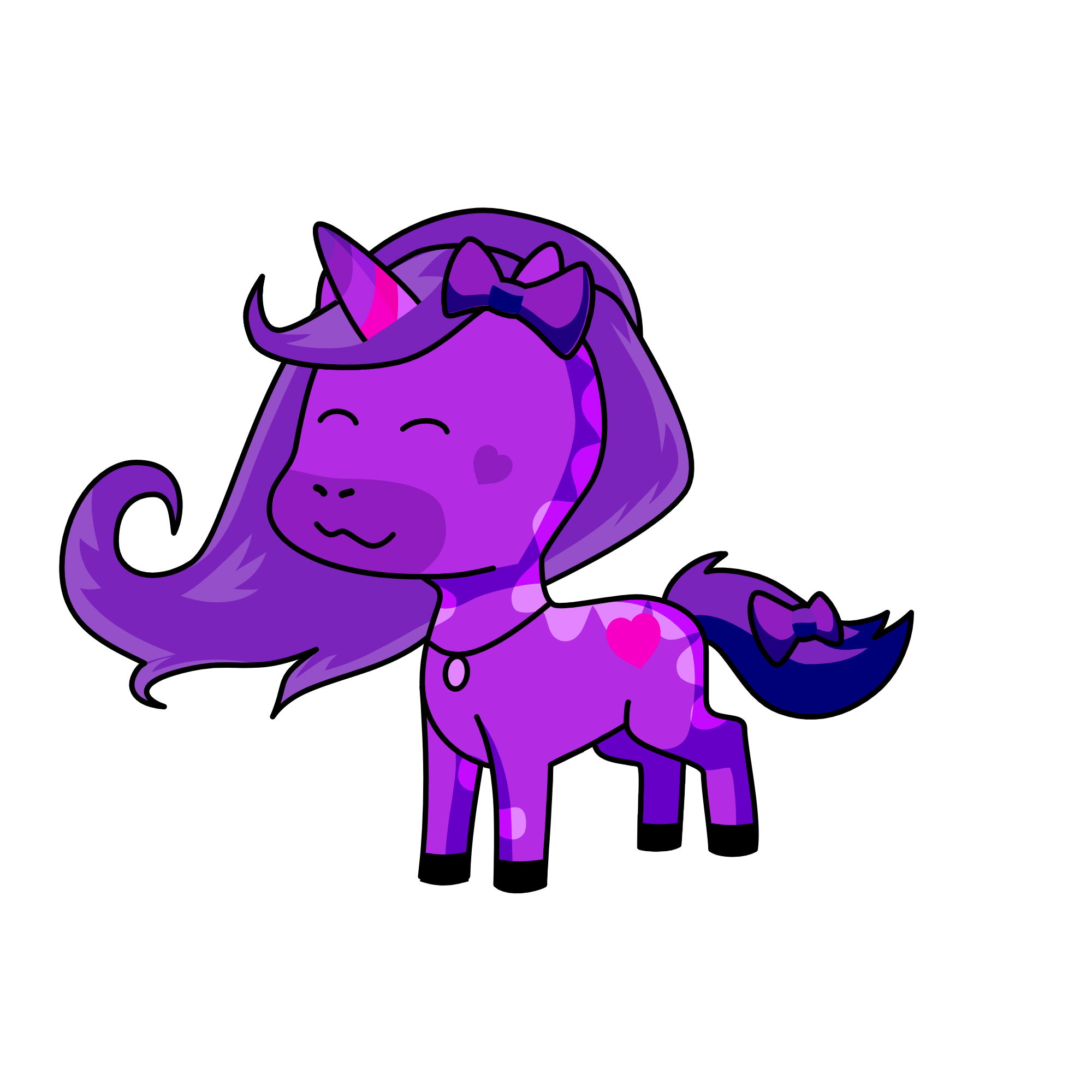 Violetta, the unicorn