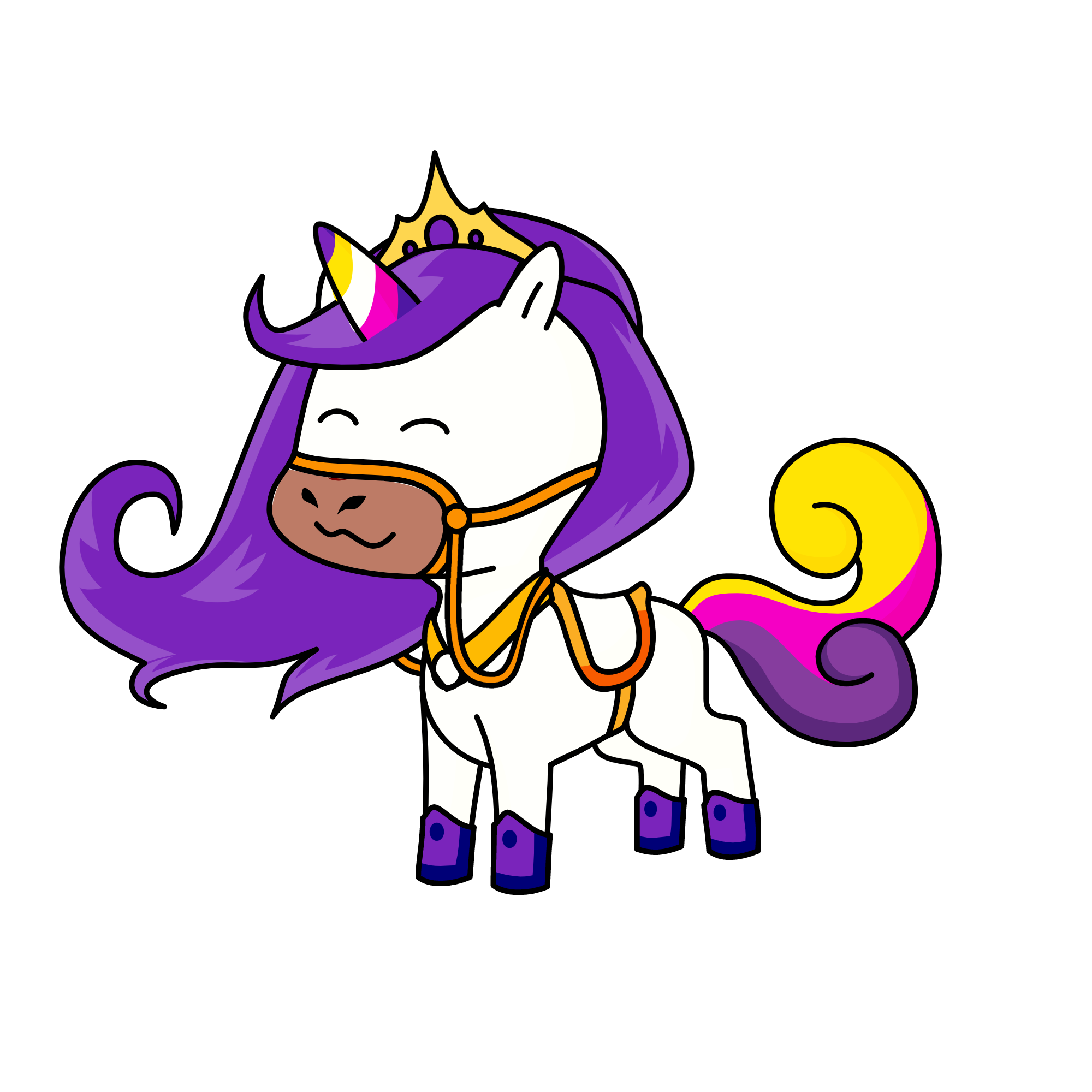 Cupcake, the unicorn