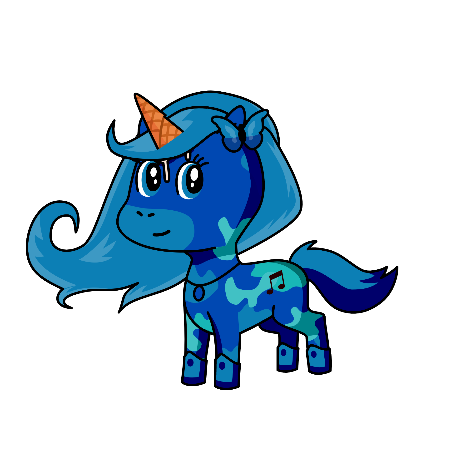 Gelatina, the unicorn